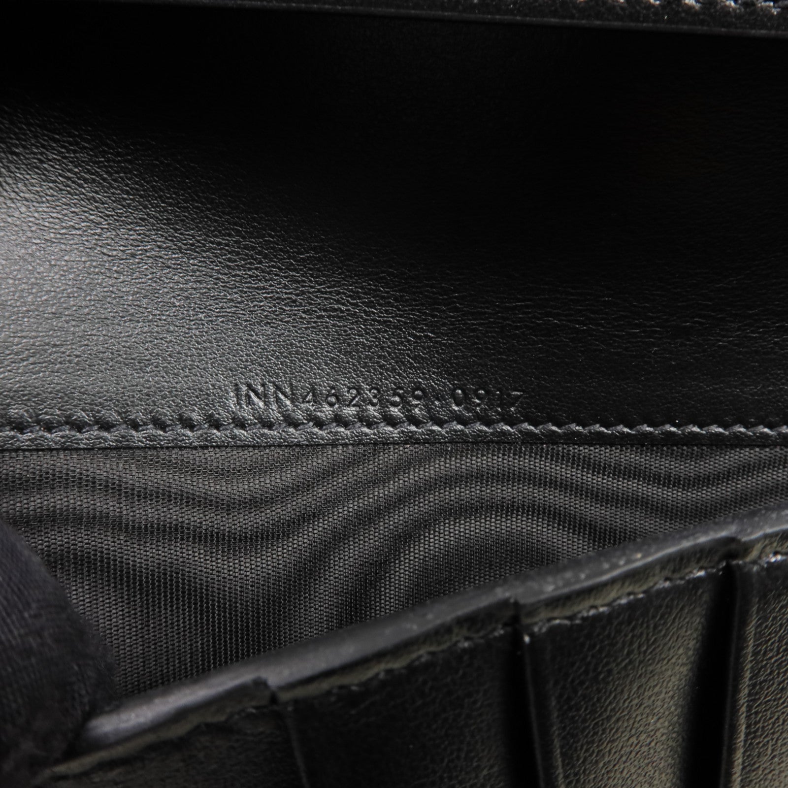 SAINT LAURENT 牛皮皮革Zipper Long Wallet長錢包