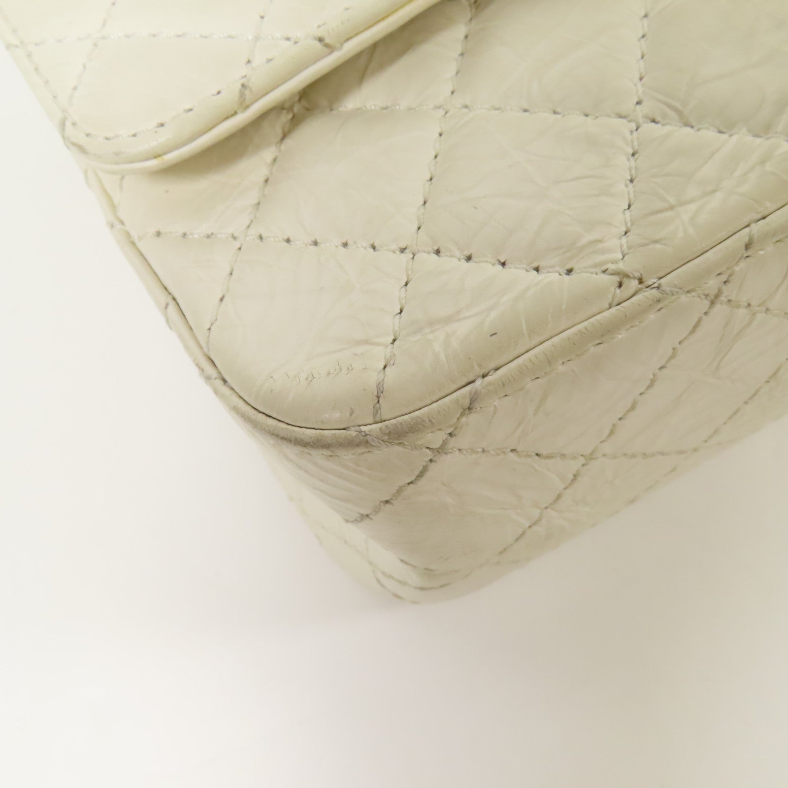 CHANEL 牛皮皮革2.55金扣鏈帶肩背袋