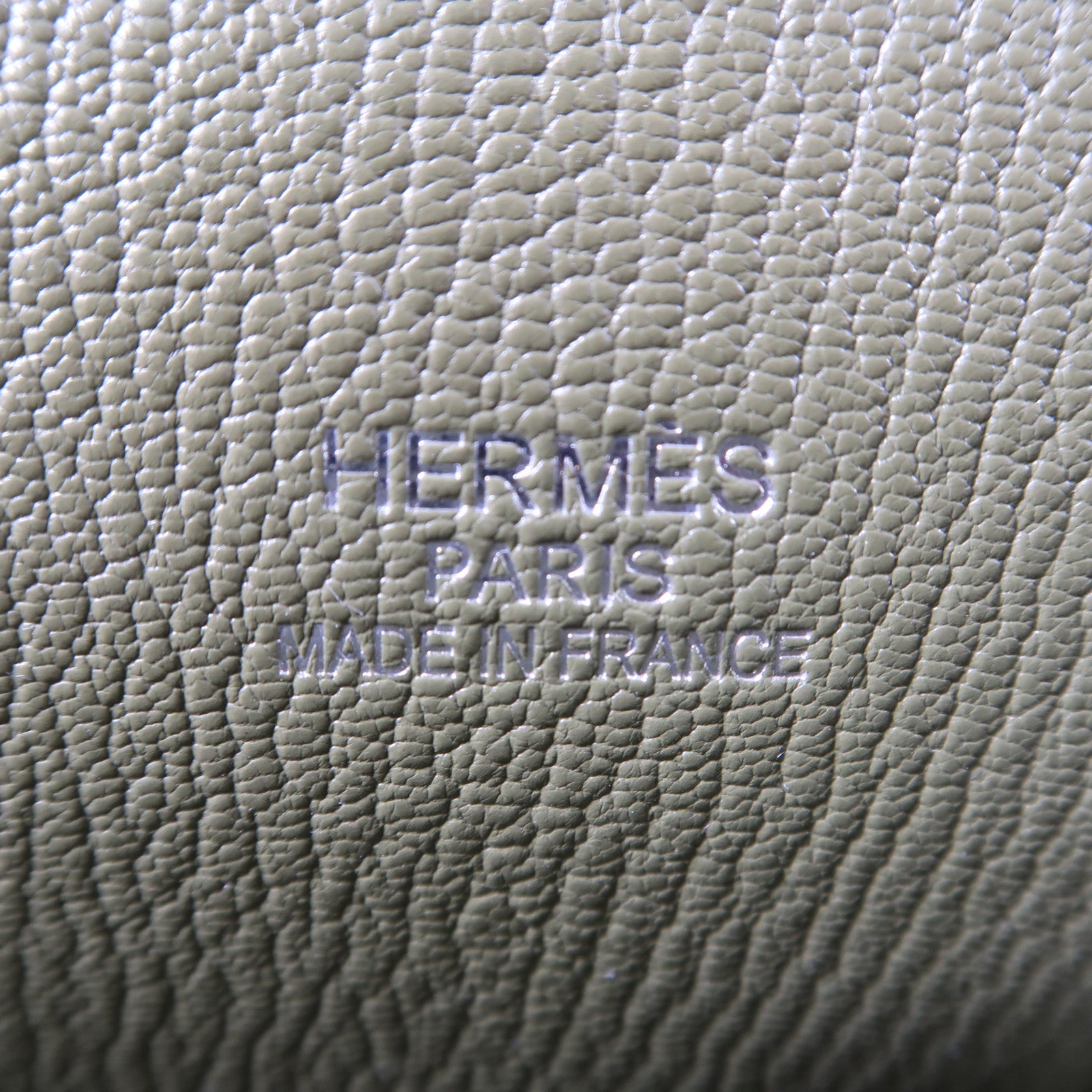 HERMES Clemence皮革Jypsiere 31銀扣肩背袋Vert Veronese綠色