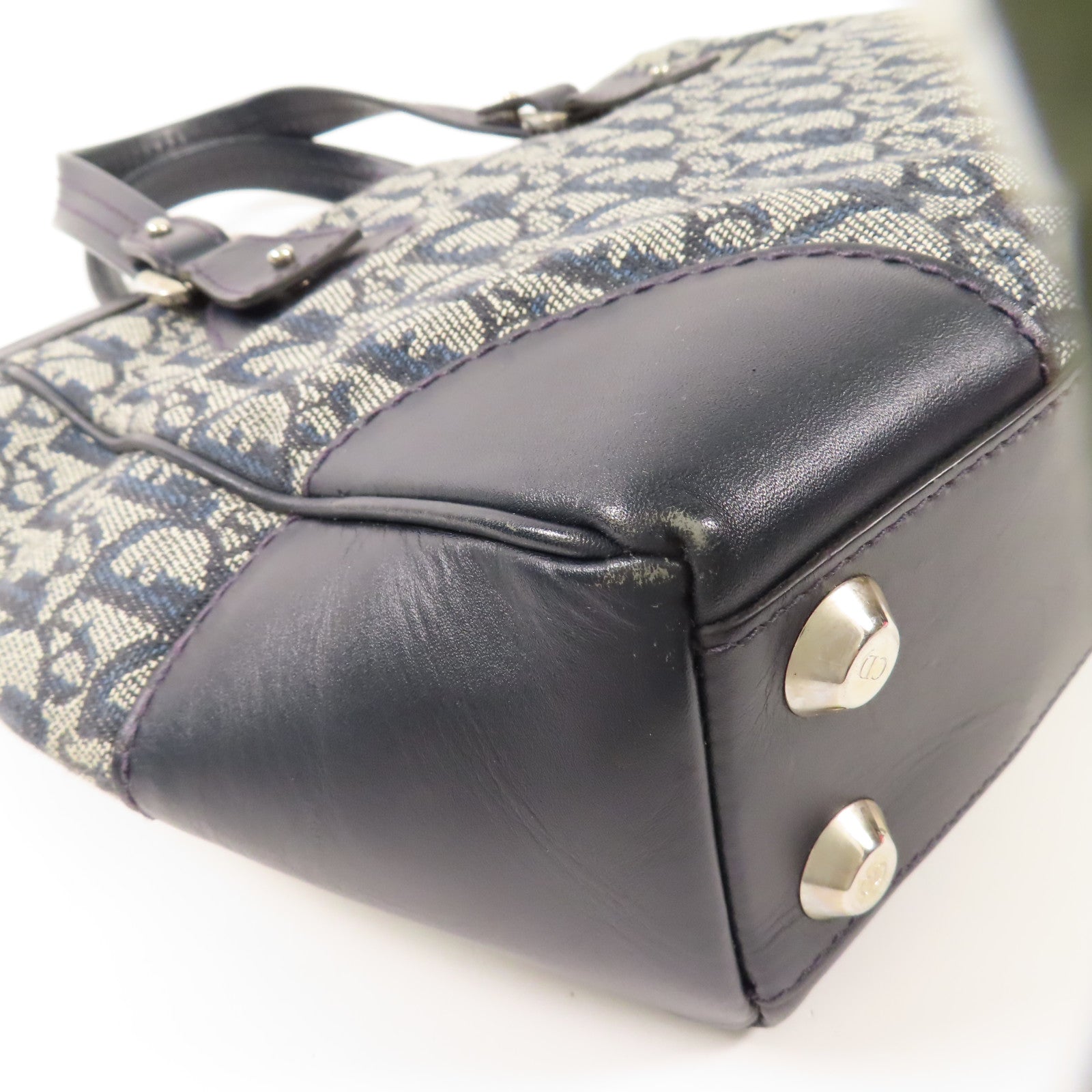 Dior 帆布Hand Bag銀扣手挽袋