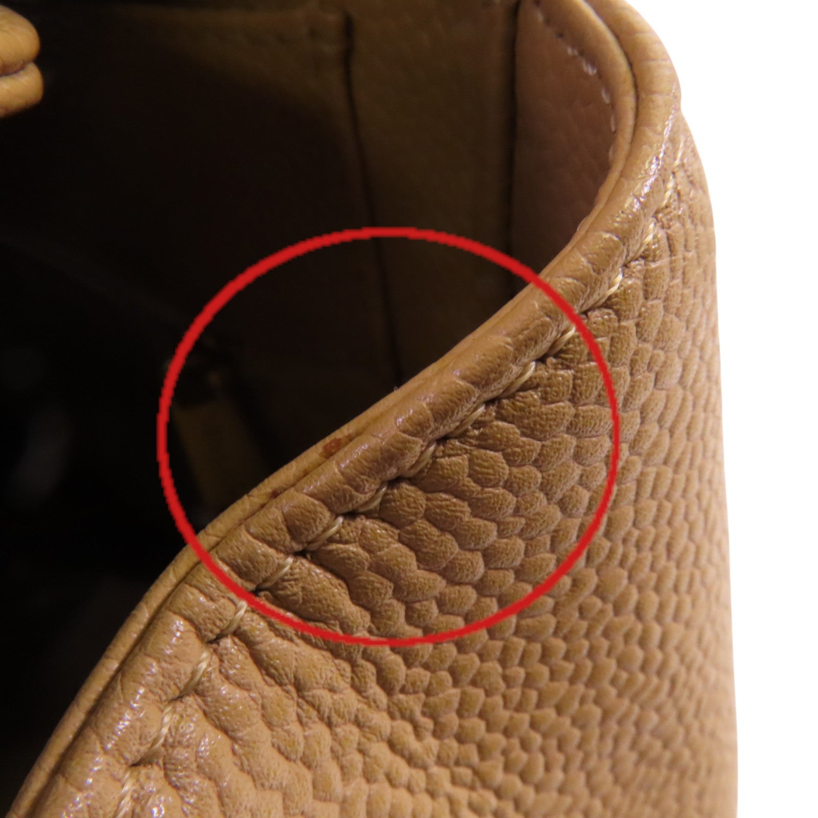 CHANEL 牛皮皮革Vintage Shoulder Bag金扣肩背袋