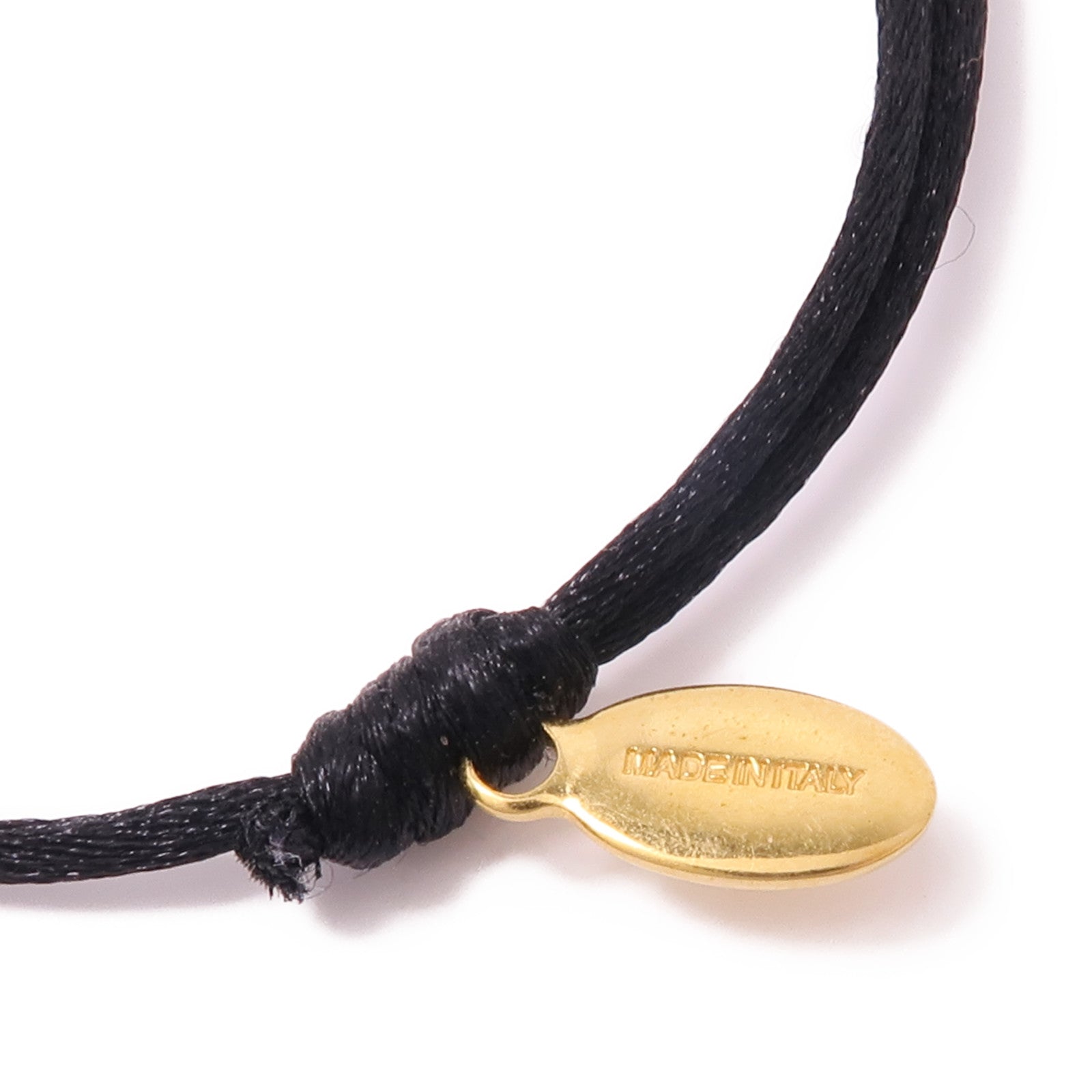 Valentino 聚酯纖維/金屬V Logo Bracelet手繩