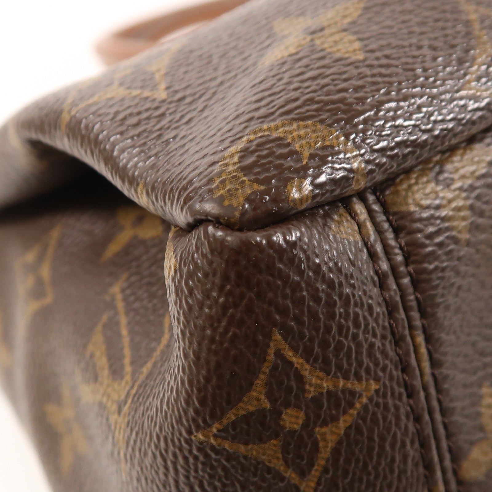 LOUIS VUITTON LV GHW Pallas 2 Way Bag M41064 Monogram Brown