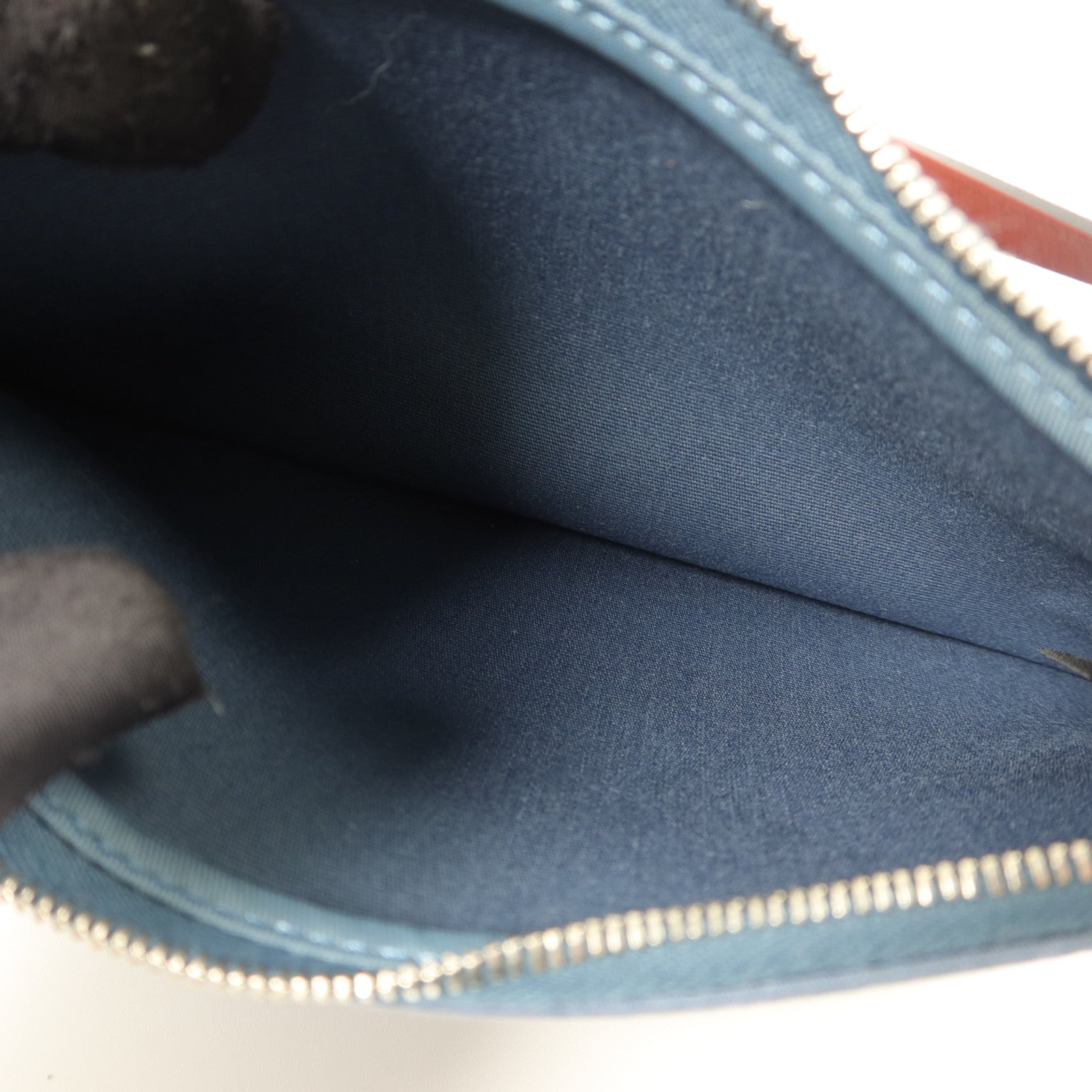HERMES 帆布Herbag PM手挽肩背兩用袋Bleu Tempete