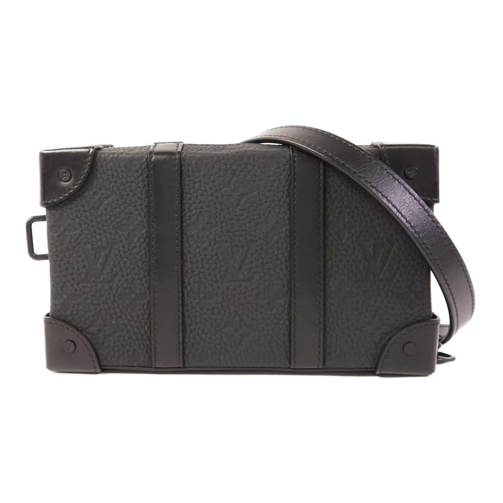 LOUIS VUITTON Monogram Taurillon Soft Trunk肩背袋