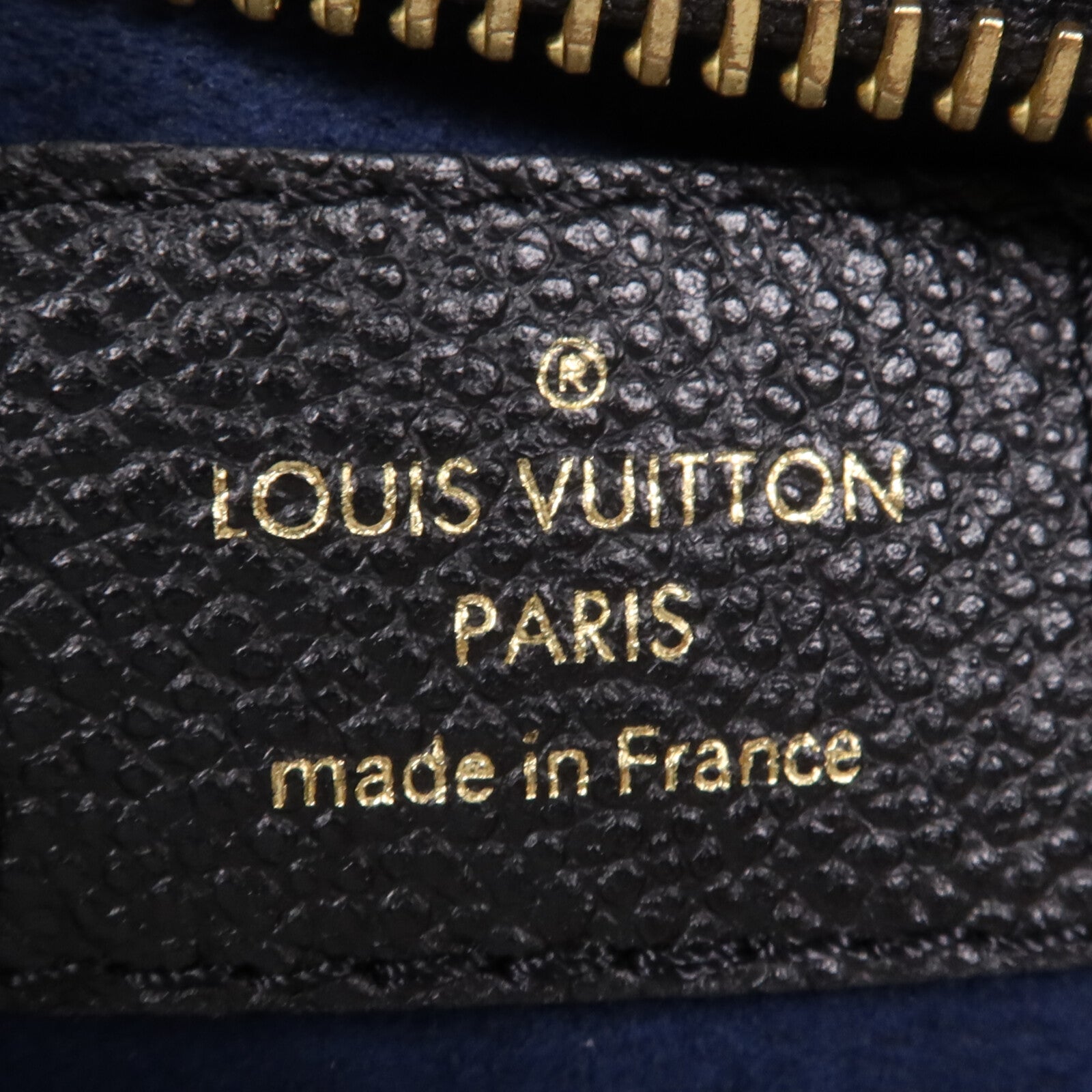 LOUIS VUITTON Monogram Empreinte CarryAll MM金扣肩背袋