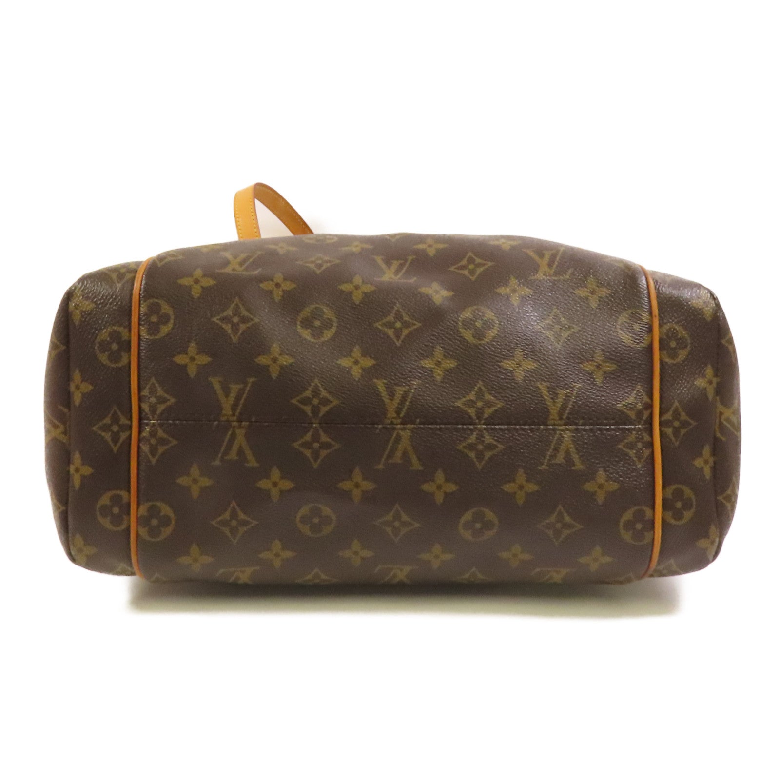 LOUIS VUITTON Monogram Totally MM金扣肩背袋棕色
