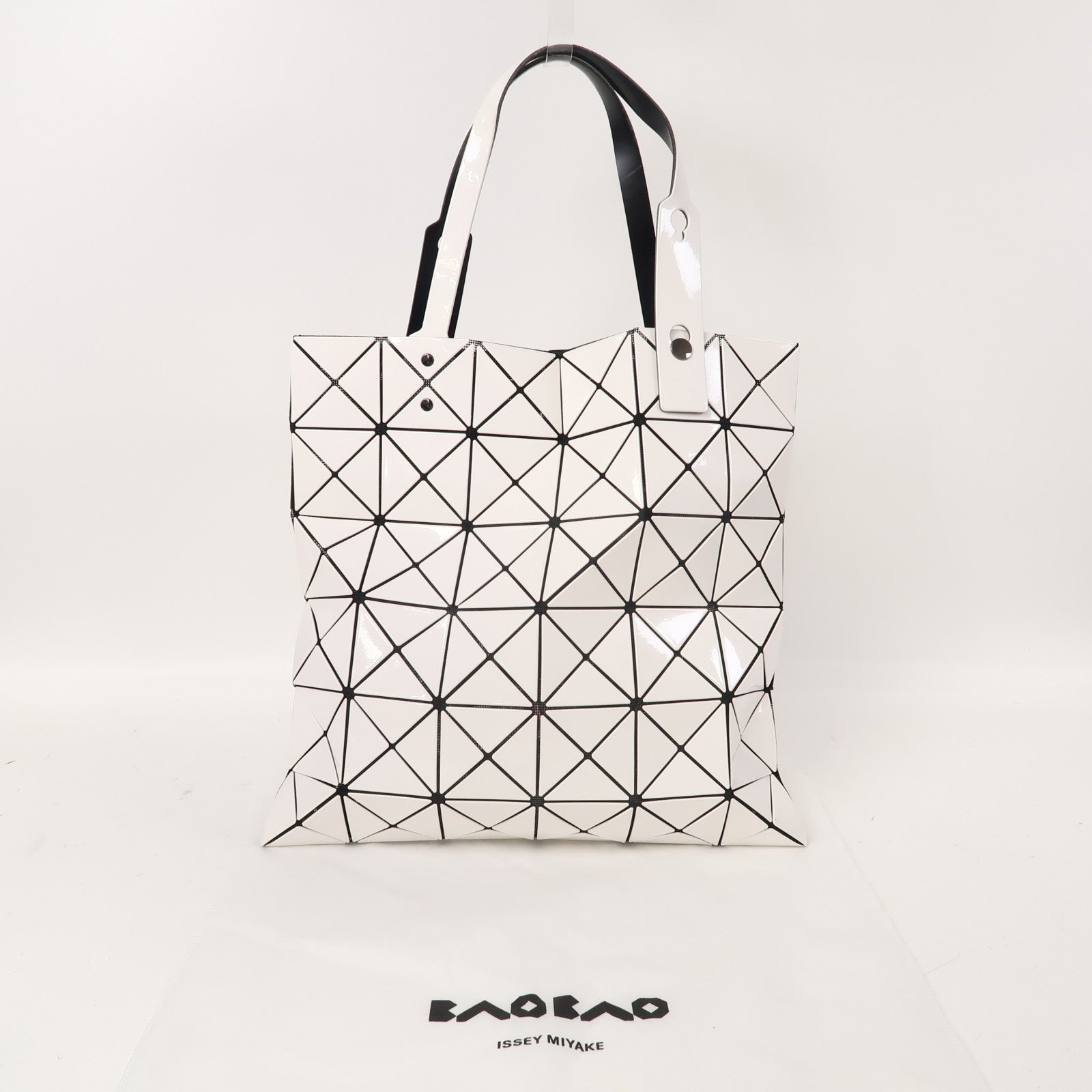 BAO BAO ISSEYMIYAKE PVC Shoulder Bag肩背袋白色