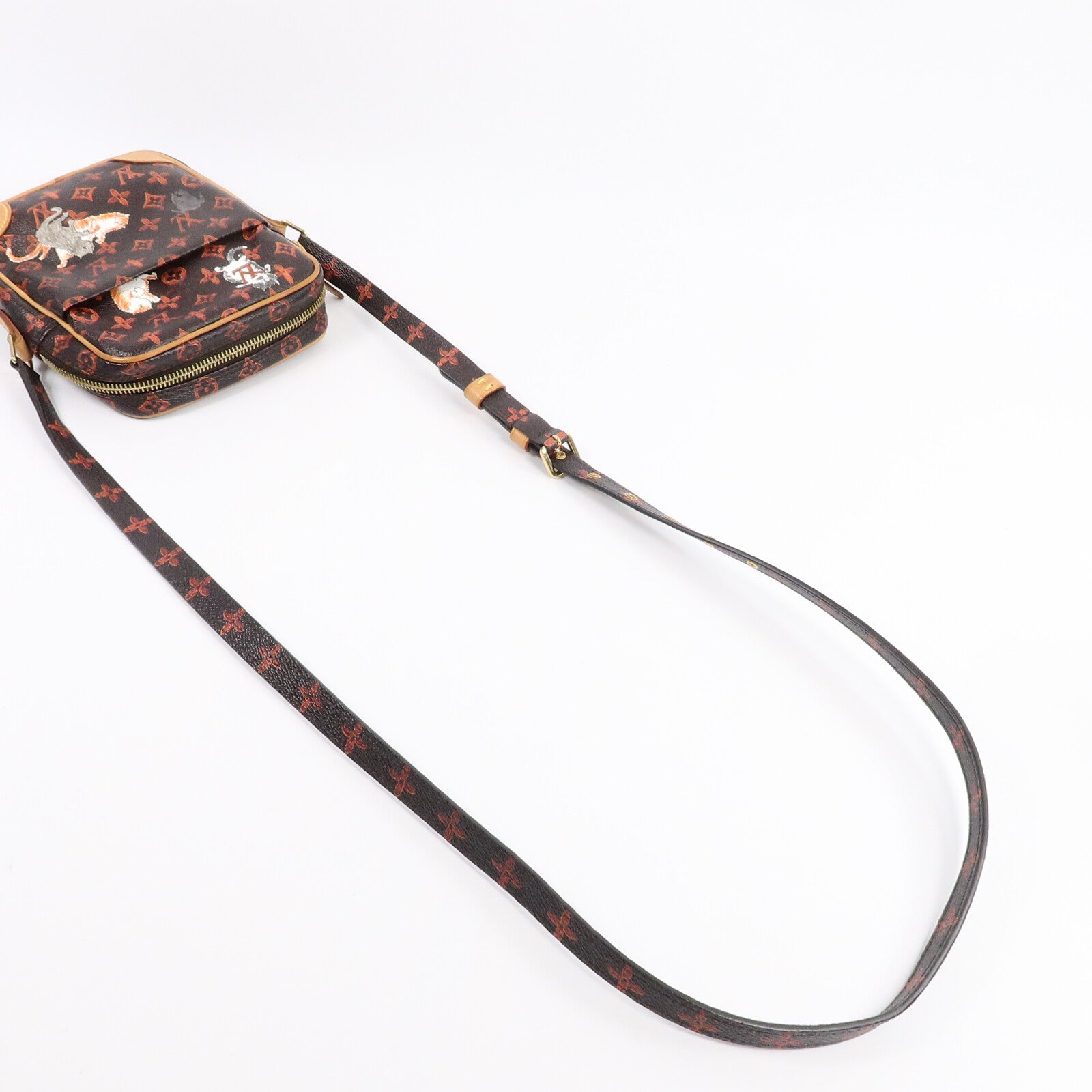 LOUIS VUITTON Monogram Catgram Paname Set肩背袋