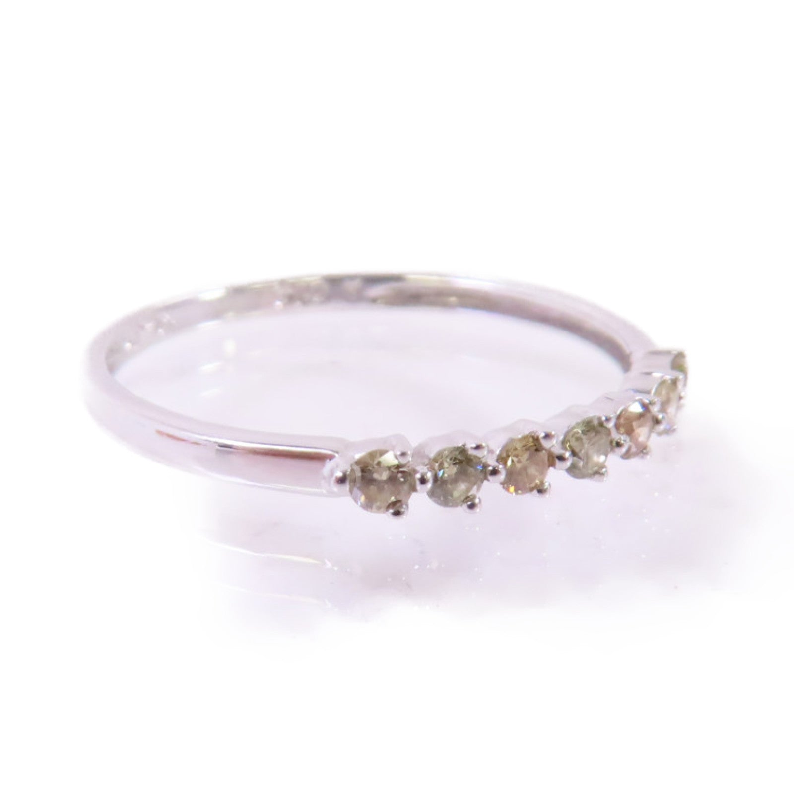 JEWELRY 18K白金Diamond Ring 0.16ct鑽石戒指US#6.75