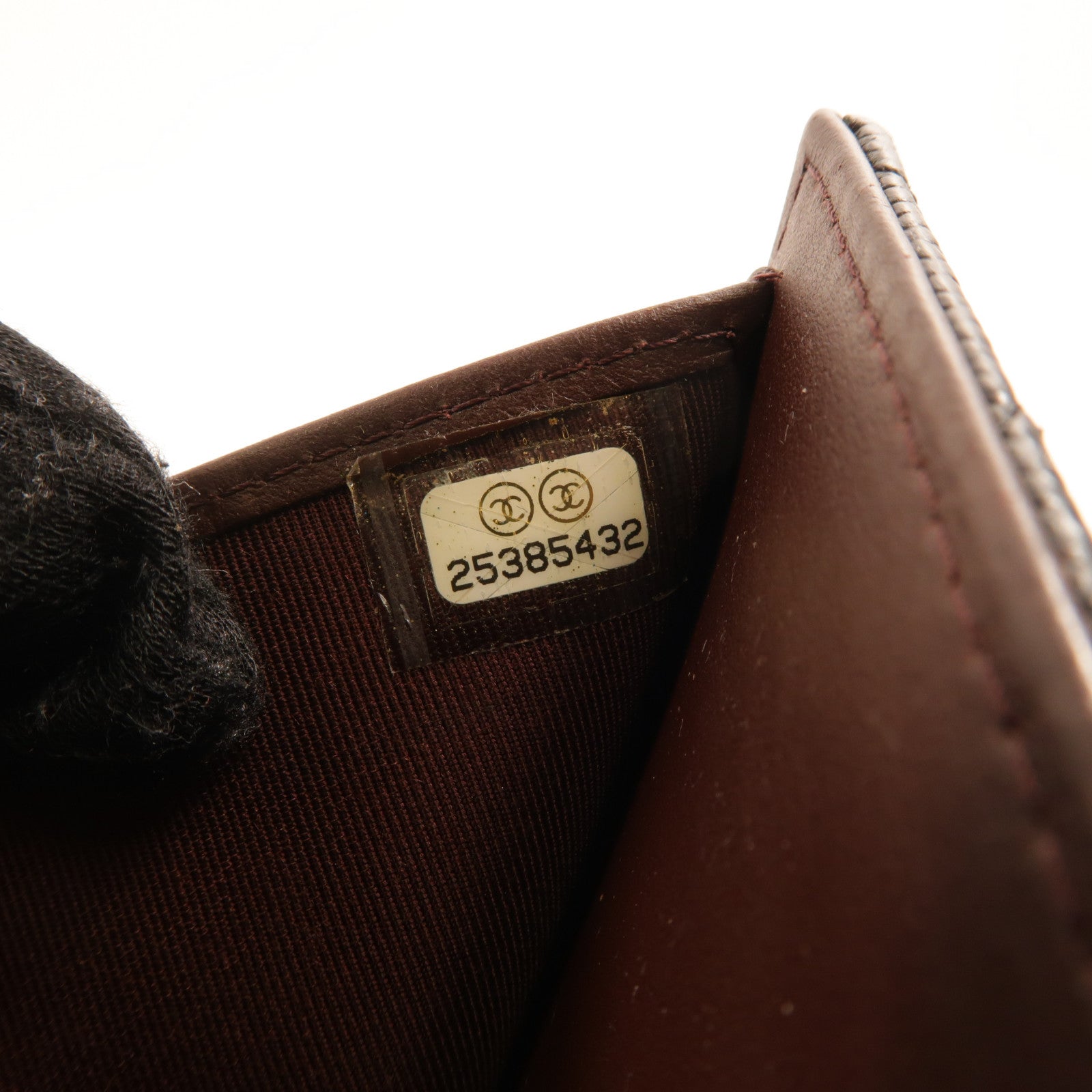 CHANEL 牛皮皮革Wallet金扣錢包