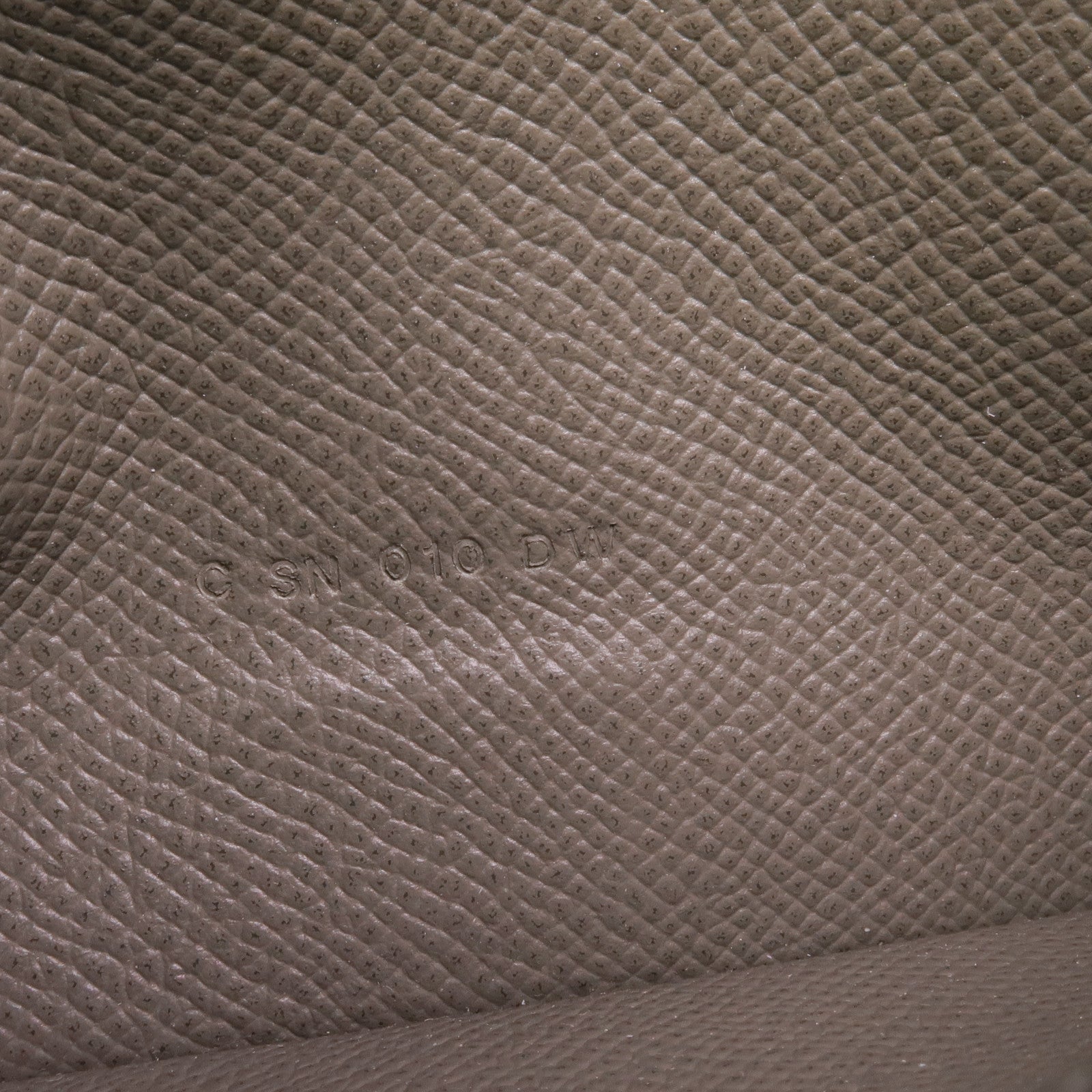 HERMES Epsom皮革Bearn金扣長錢包Etoupe