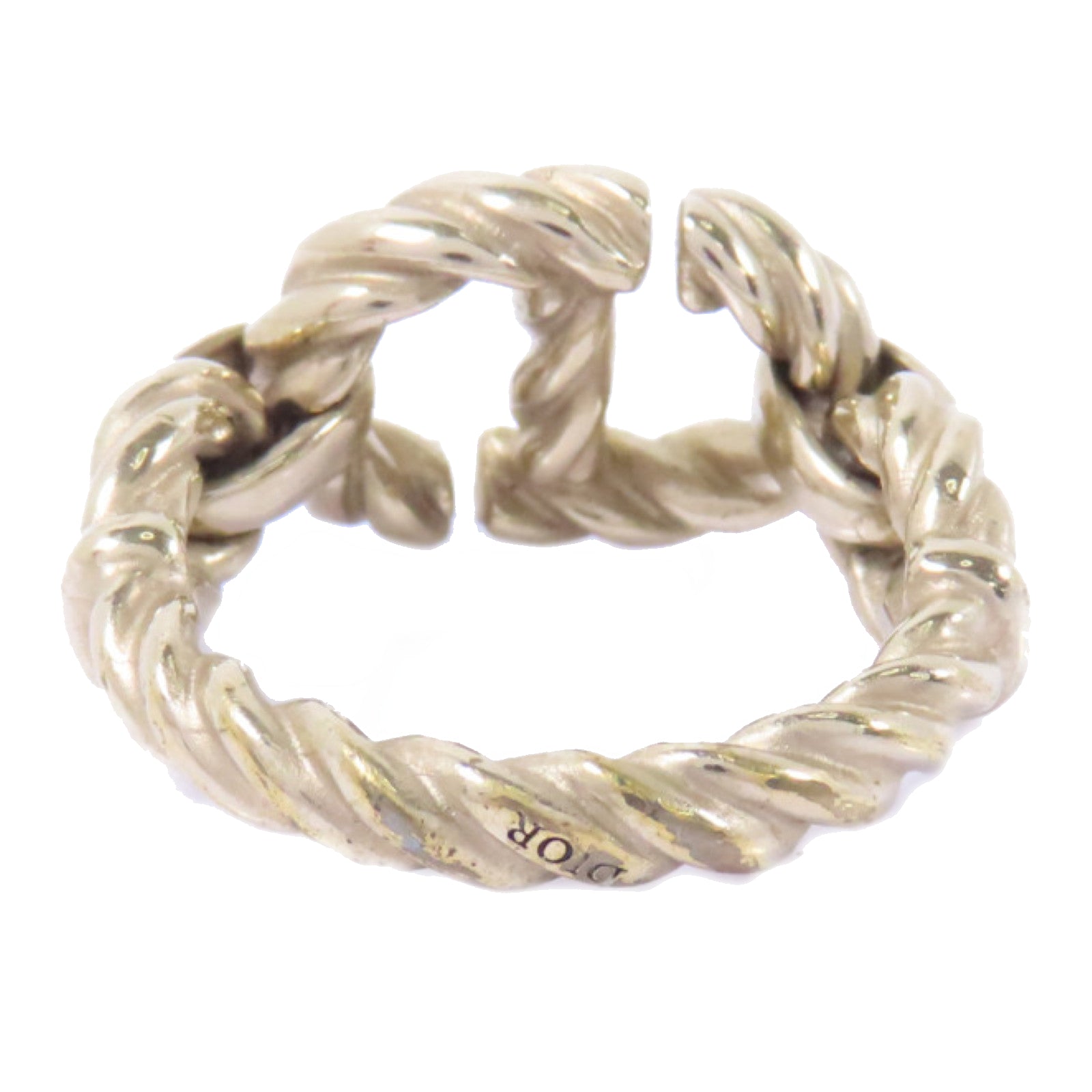 Dior 金屬Navy Ring戒指US#6.25金色