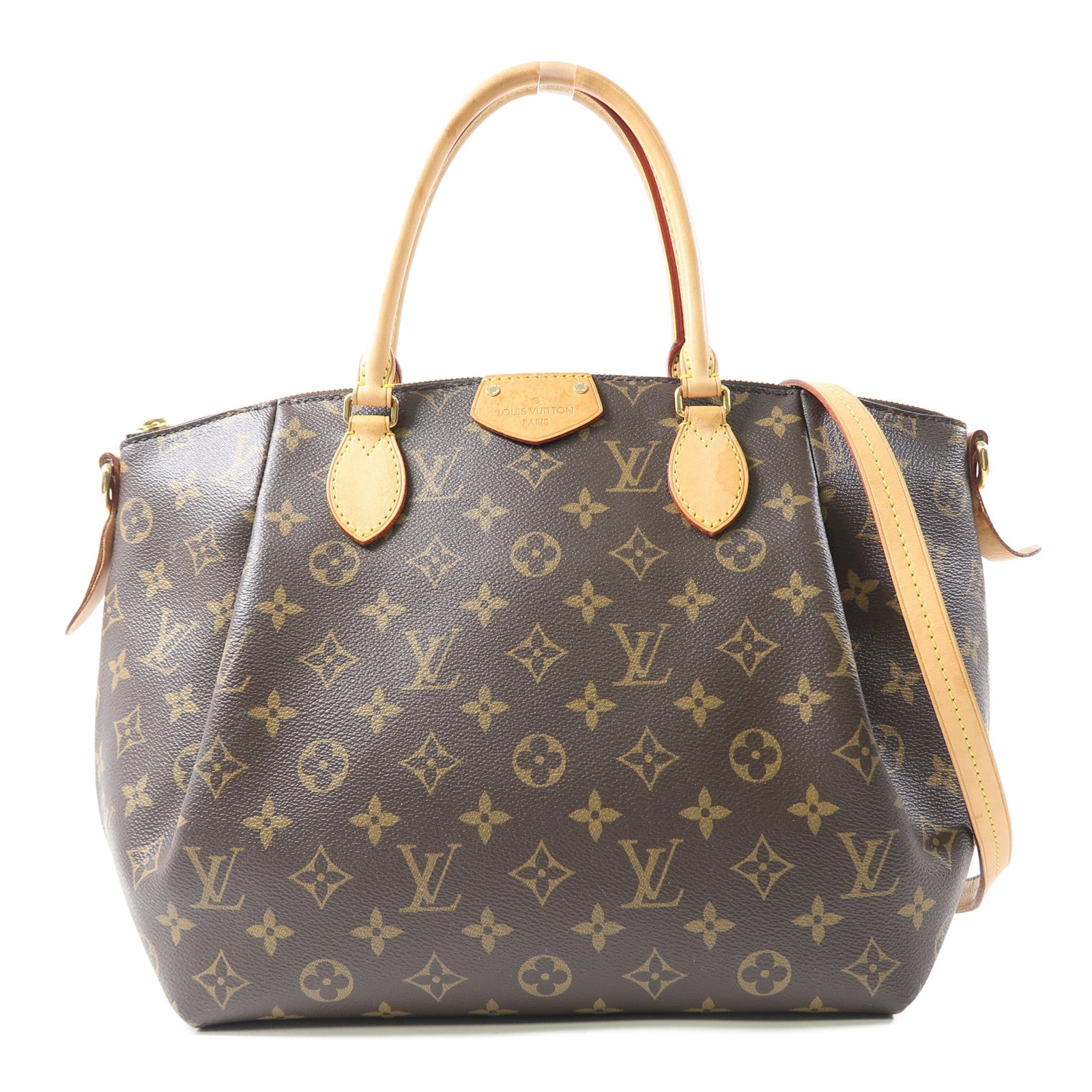 LOUIS VUITTON Monogram Turen金扣手挽肩背兩用袋啡色