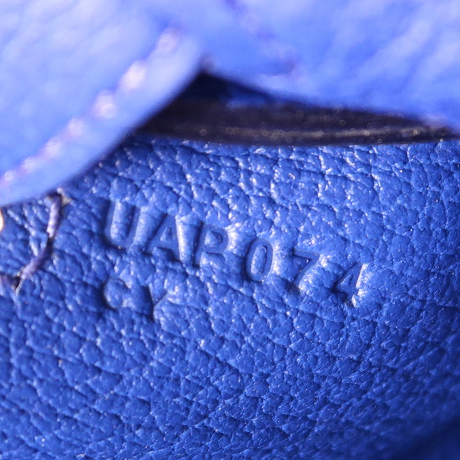 HERMES Togo皮革Kelly 25金扣手挽肩背兩用袋Bleu Royal