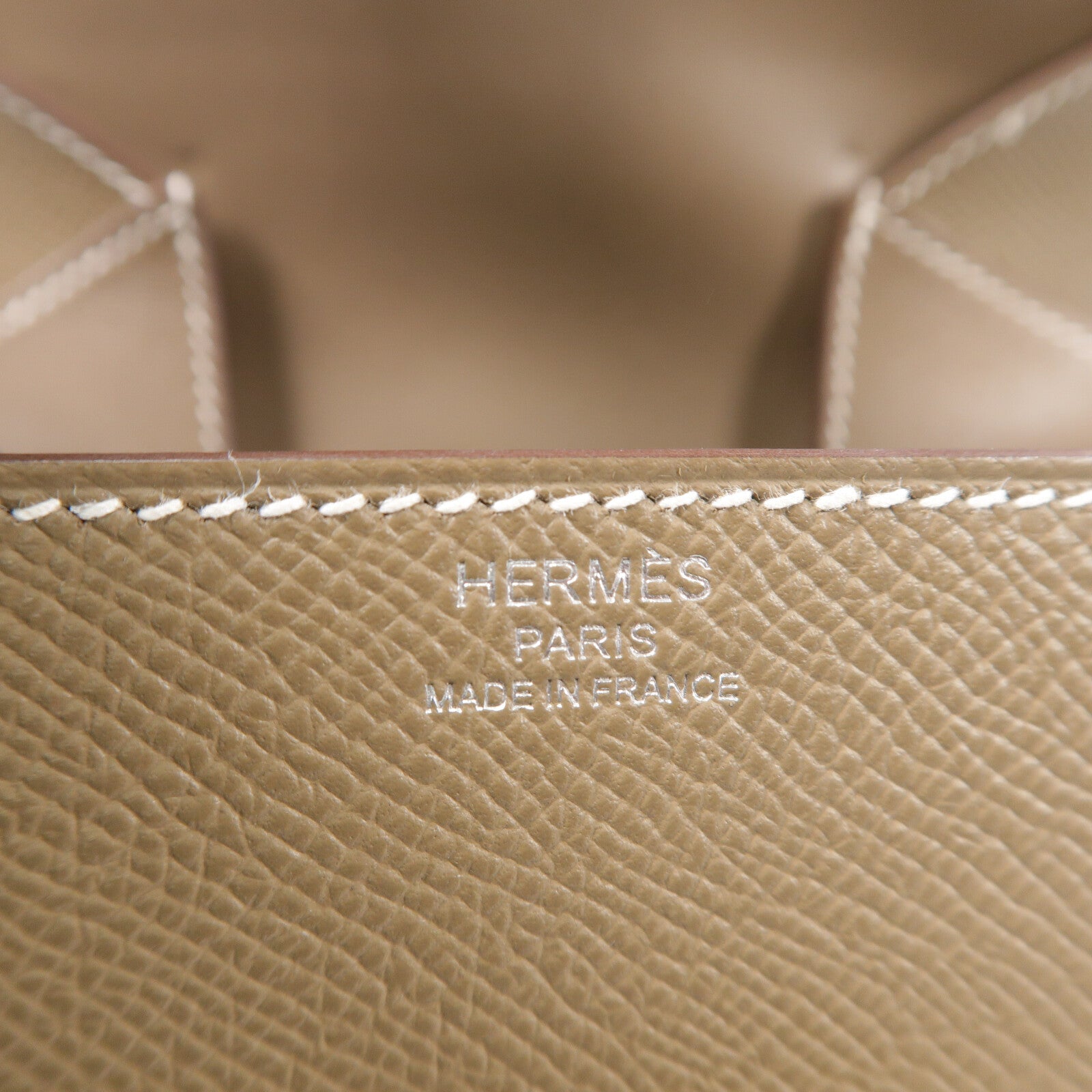 HERMES Epsom皮革Della Cavalleria Mini肩背袋Etoupe