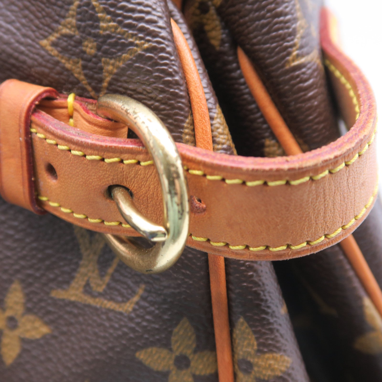 LOUIS VUITTON 【激減優惠】Monogram Batignolles Horizontal金扣肩背袋啡色