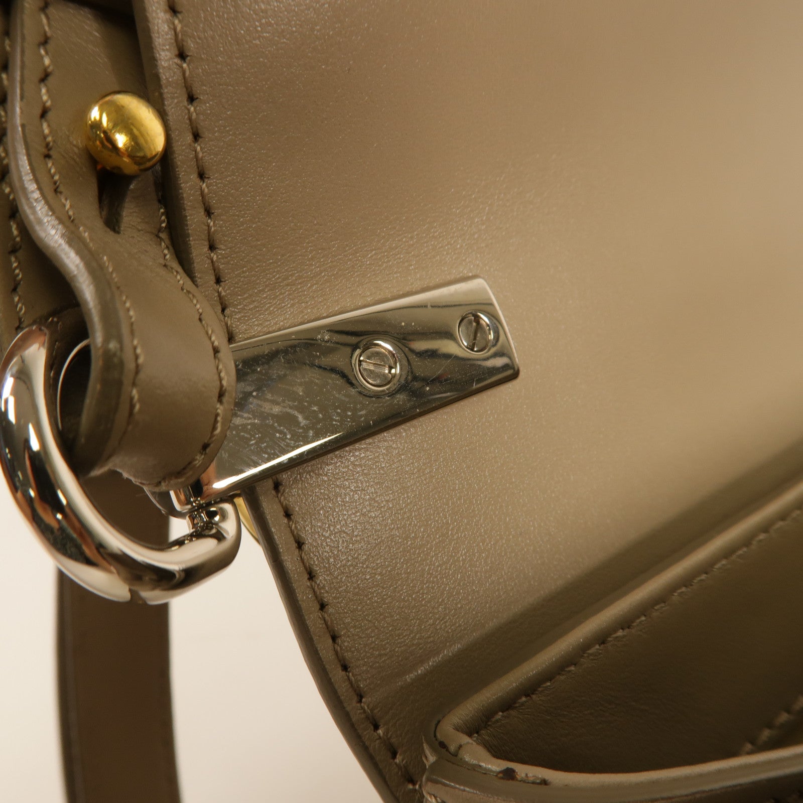 Chloe 【激減優惠】牛皮皮革C Bag金扣手挽肩背兩用袋