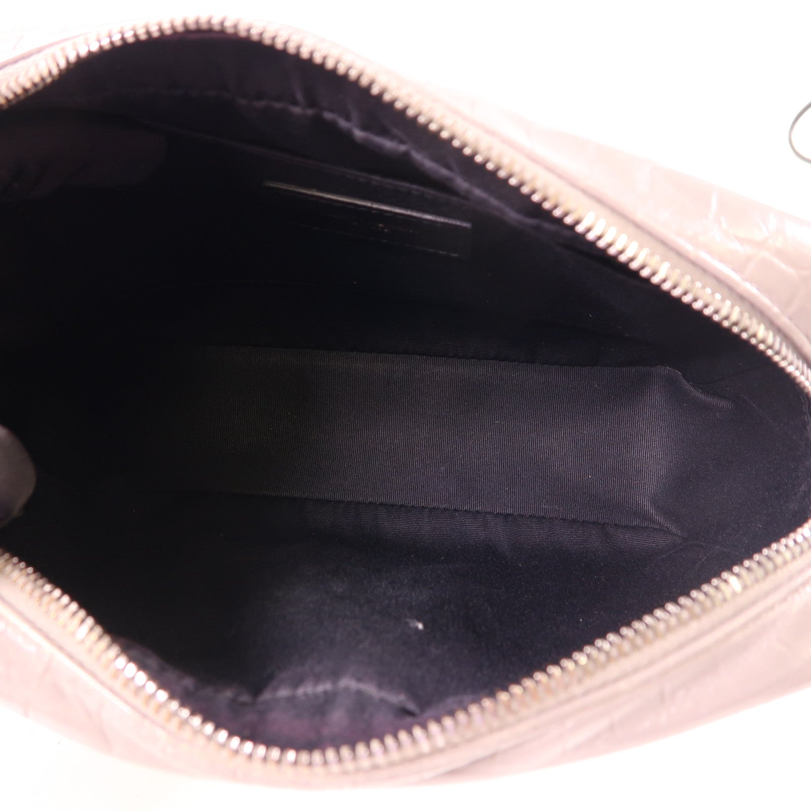 SAINT LAURENT 牛皮皮革Shoulder Bag銀扣肩背袋