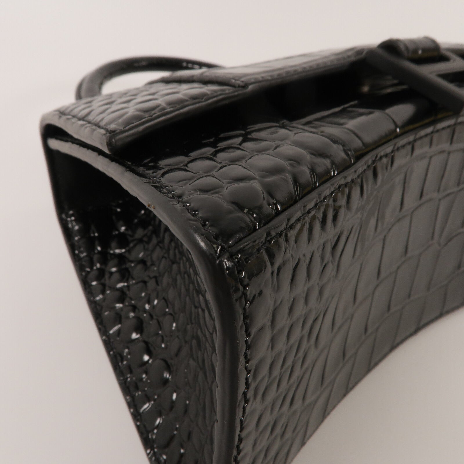 BALENCIAGA 牛皮皮革Hourglass Small手挽肩背兩用袋