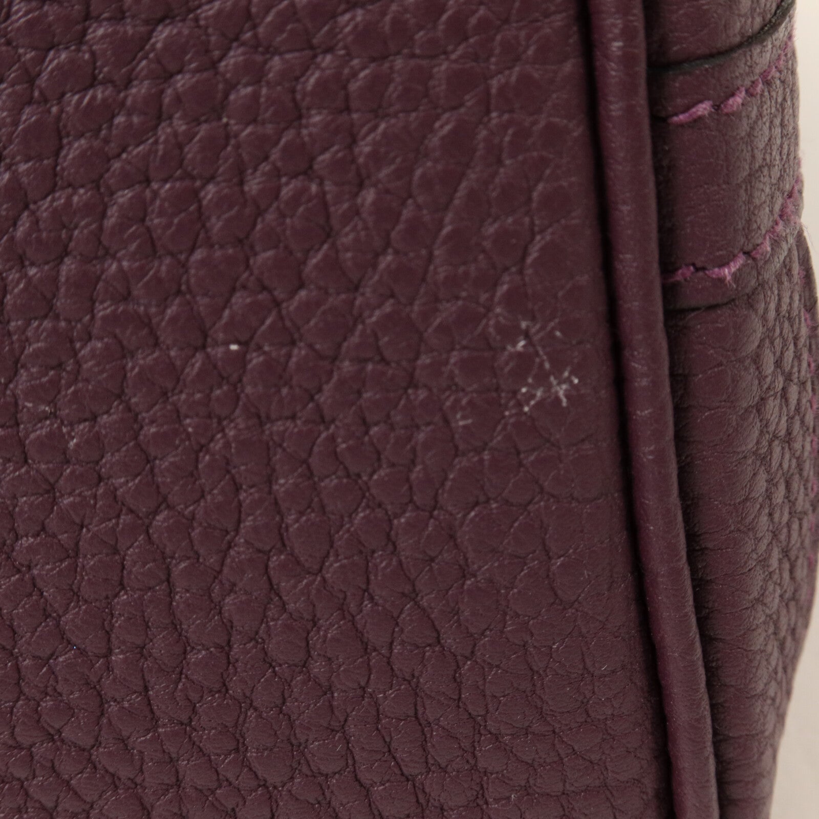 HERMES Negonda皮革Garden Party TPM手挽袋Cassis