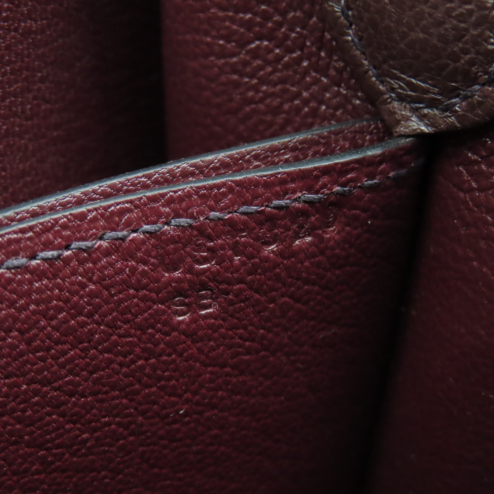 HERMES 【激減優惠】Evercolor皮革Mini Roulis金扣肩背袋深紫色