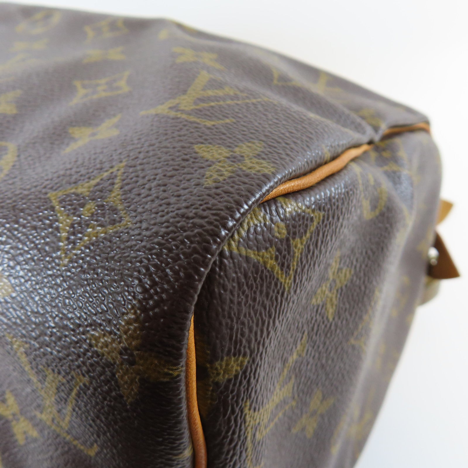 LOUIS VUITTON **【激減優惠】Monogram Speedy 30金扣手挽袋啡色