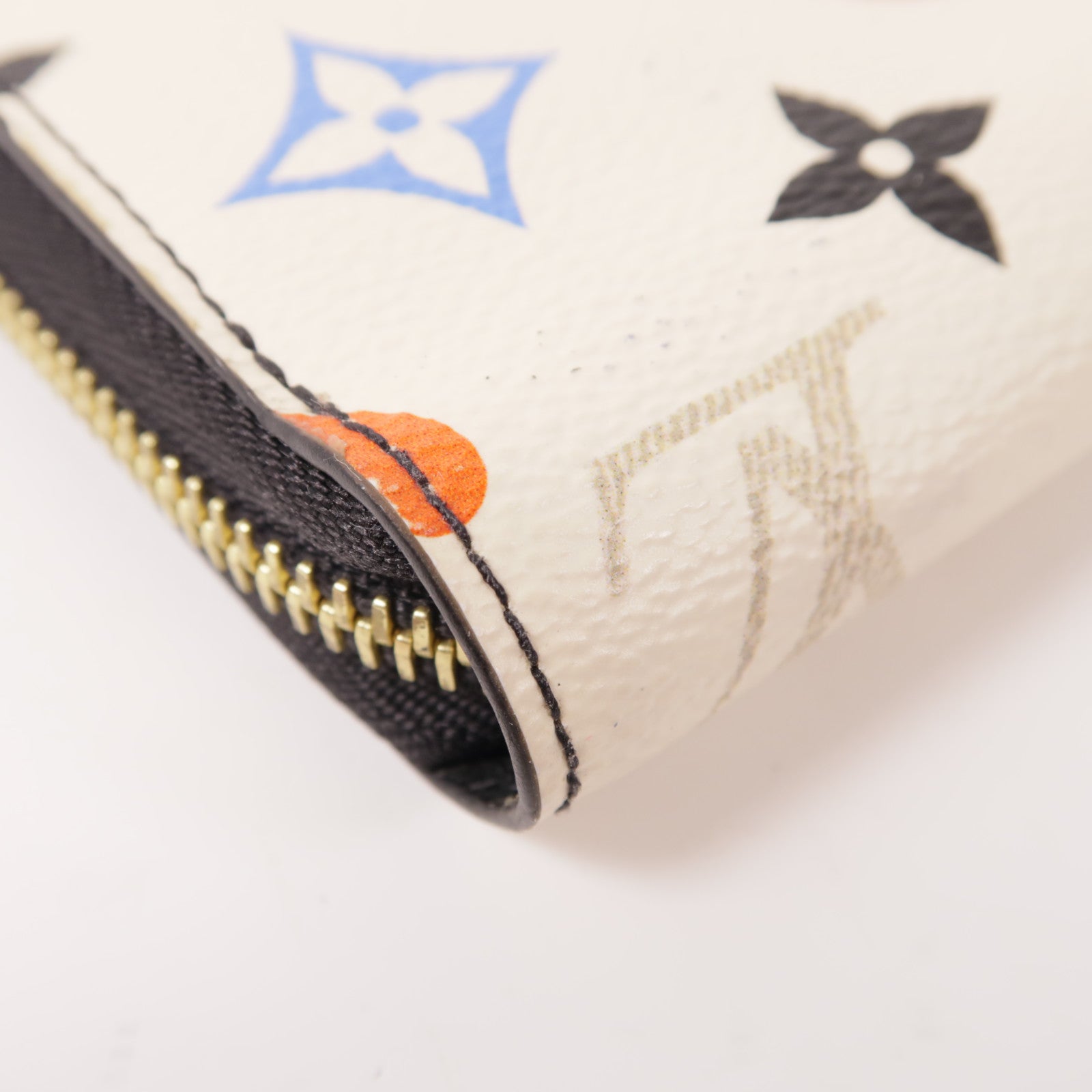 LOUIS VUITTON Monogram Game On Zippy Wallet金扣長錢包