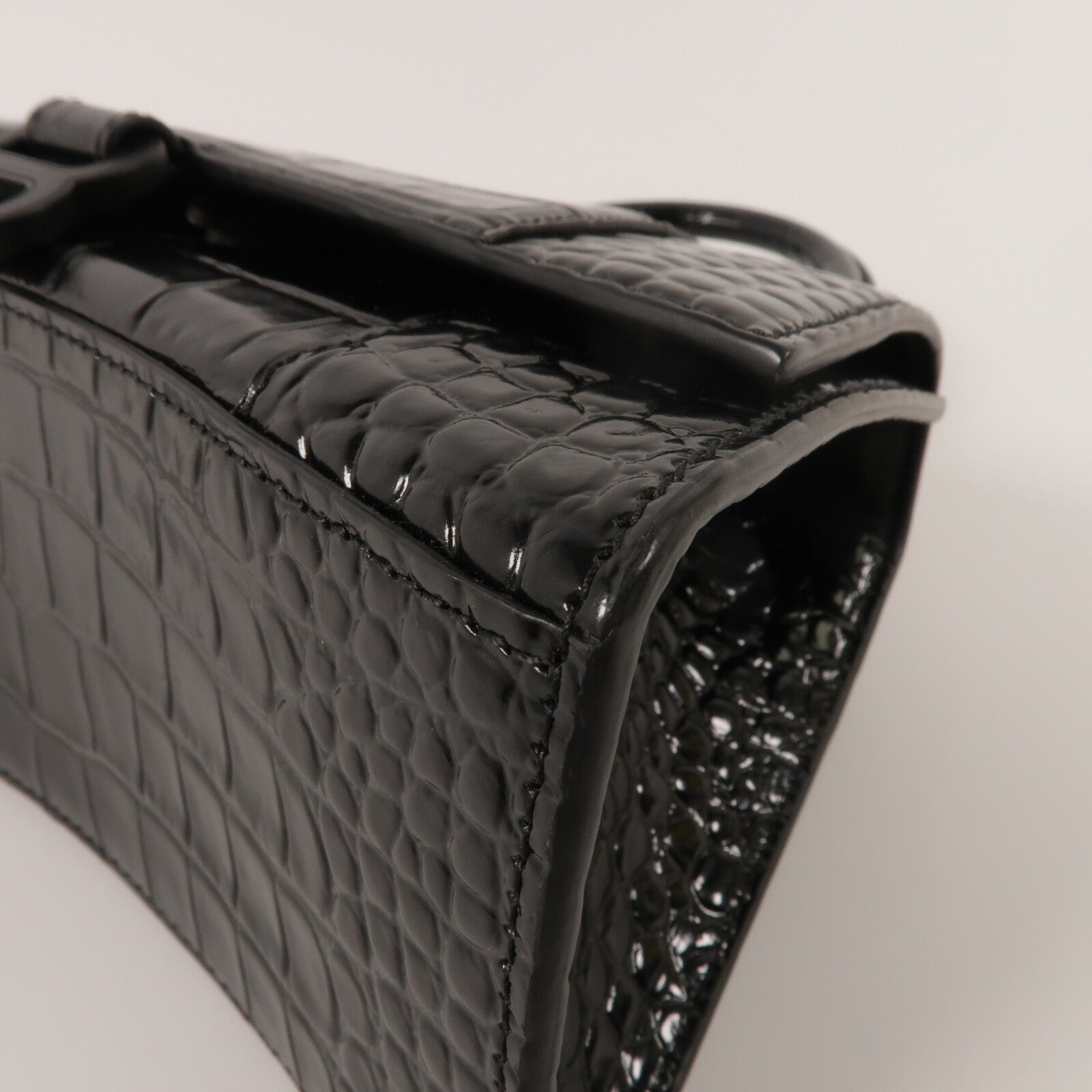BALENCIAGA 牛皮皮革Hourglass Small手挽肩背兩用袋