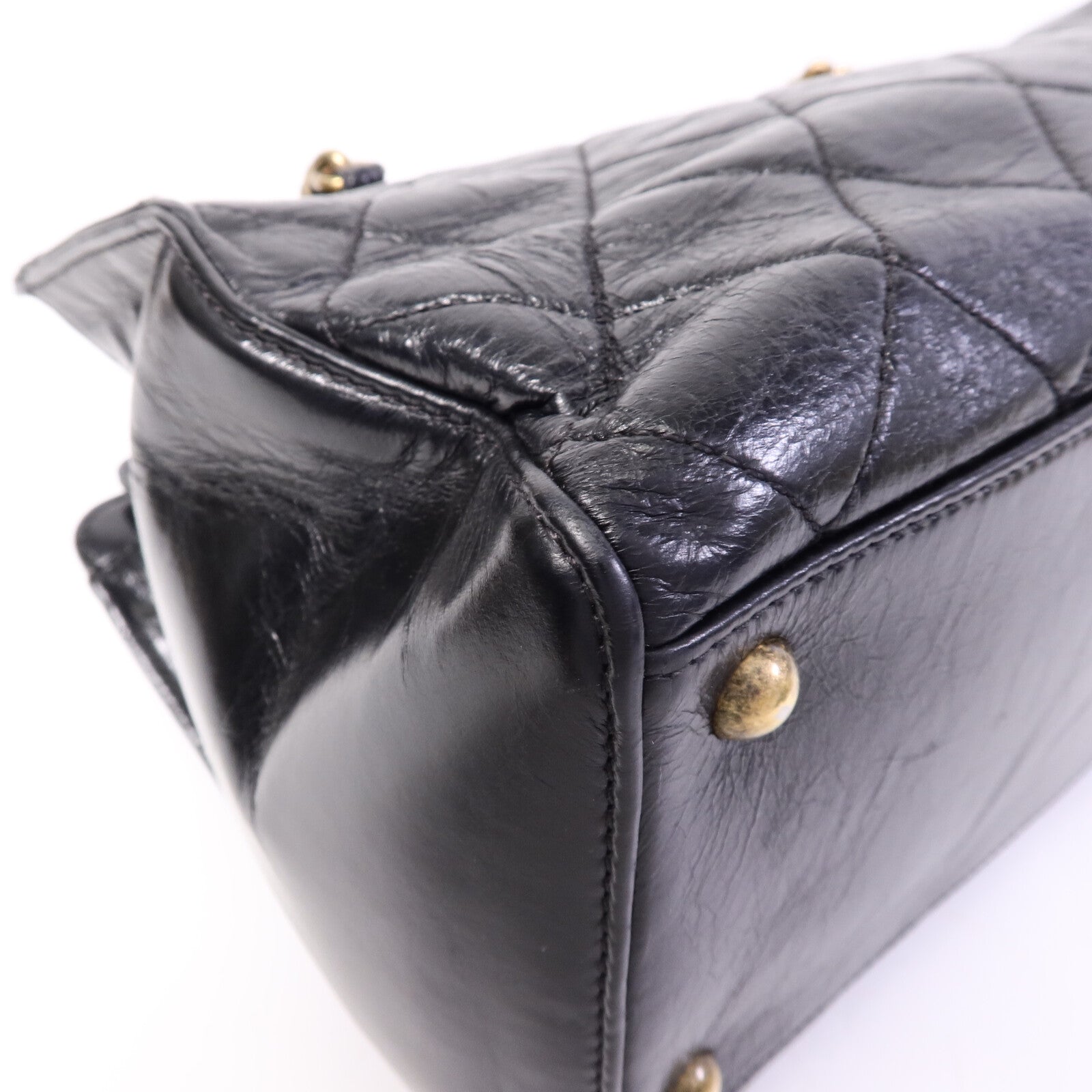 CHANEL 牛皮皮革Chain Shoulder Bag鏈帶肩背袋