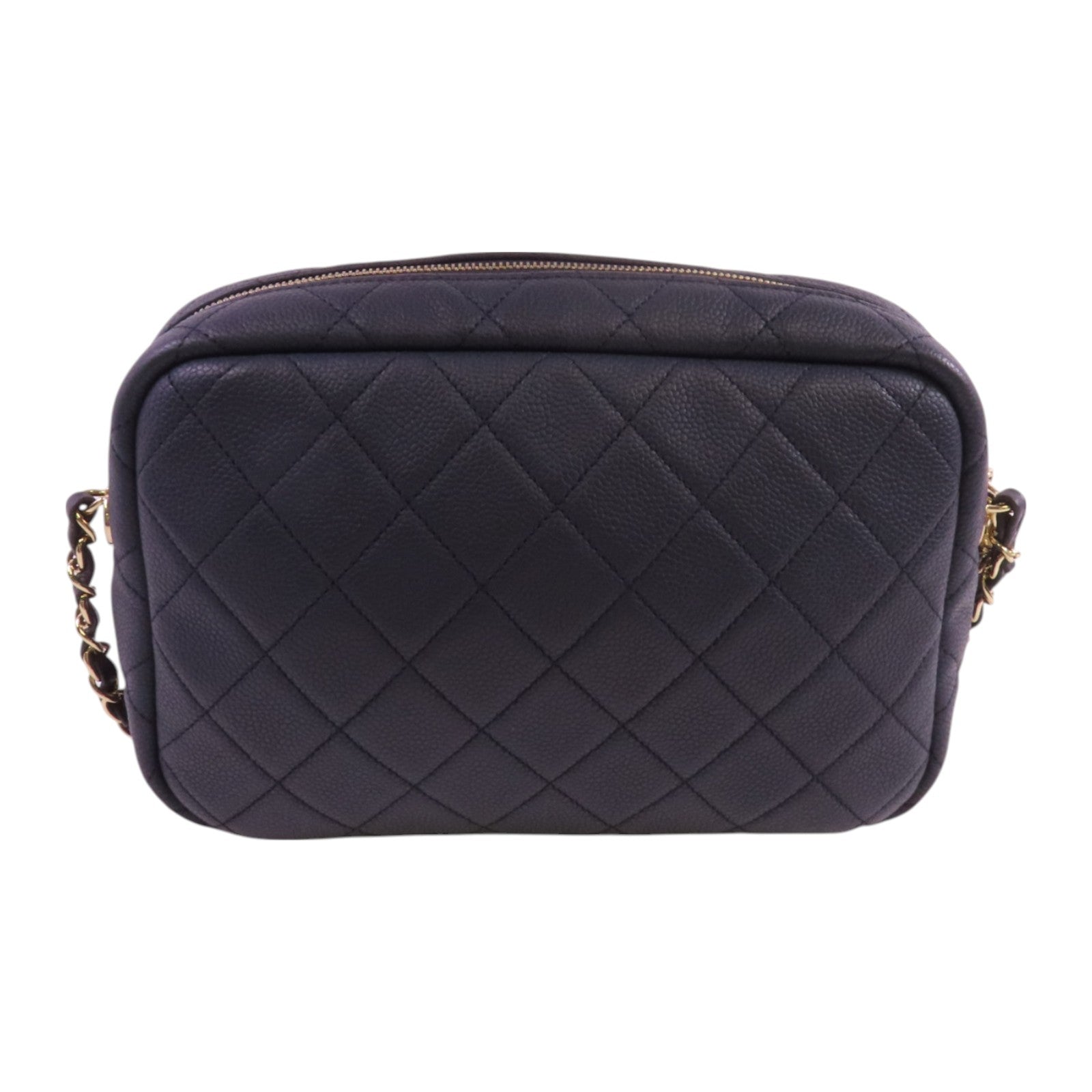 CHANEL 牛皮皮革Chain Shoulder Bag金扣鏈帶肩背袋