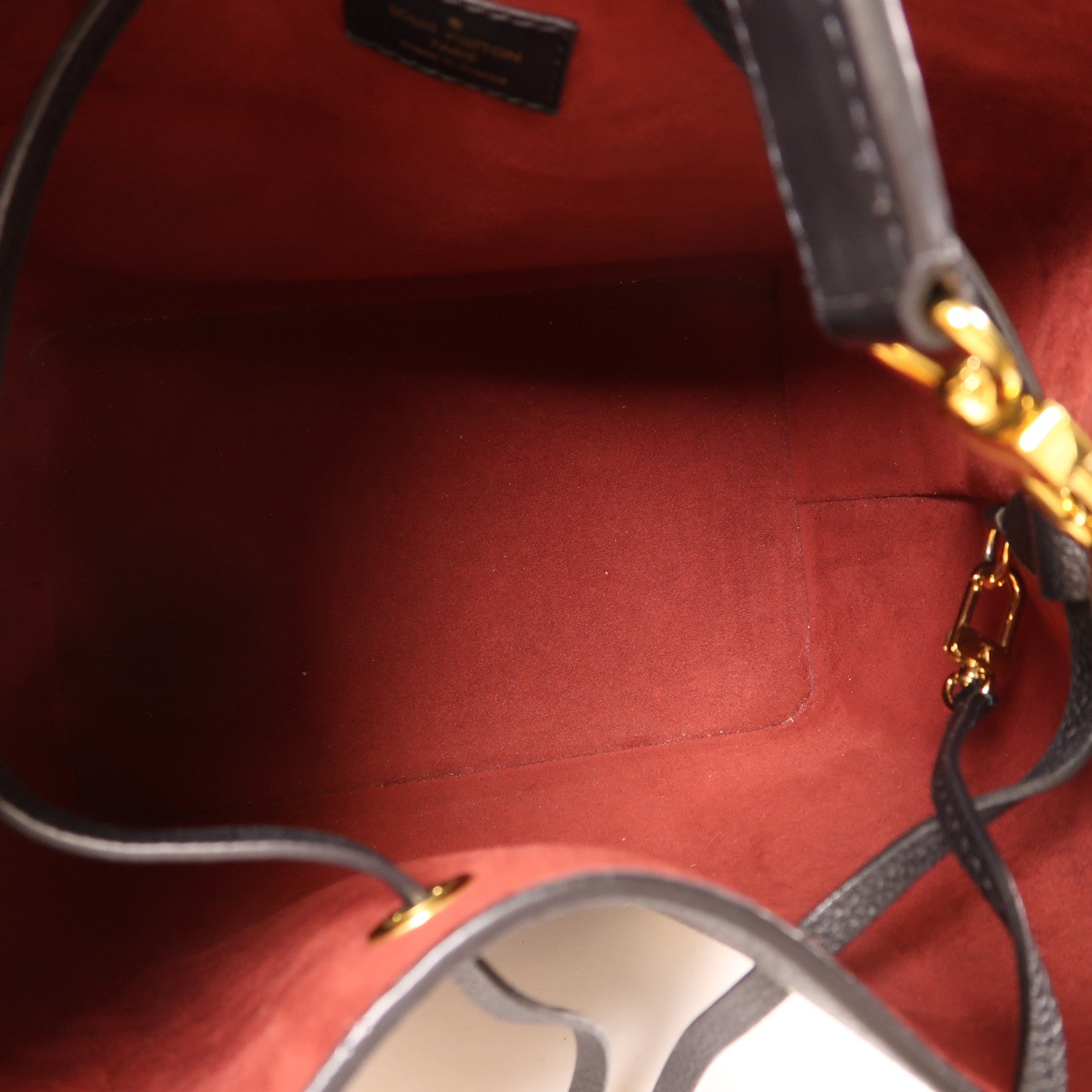LOUIS VUITTON Monogram Empreinte NeoNoe MM金扣手挽肩背兩用袋