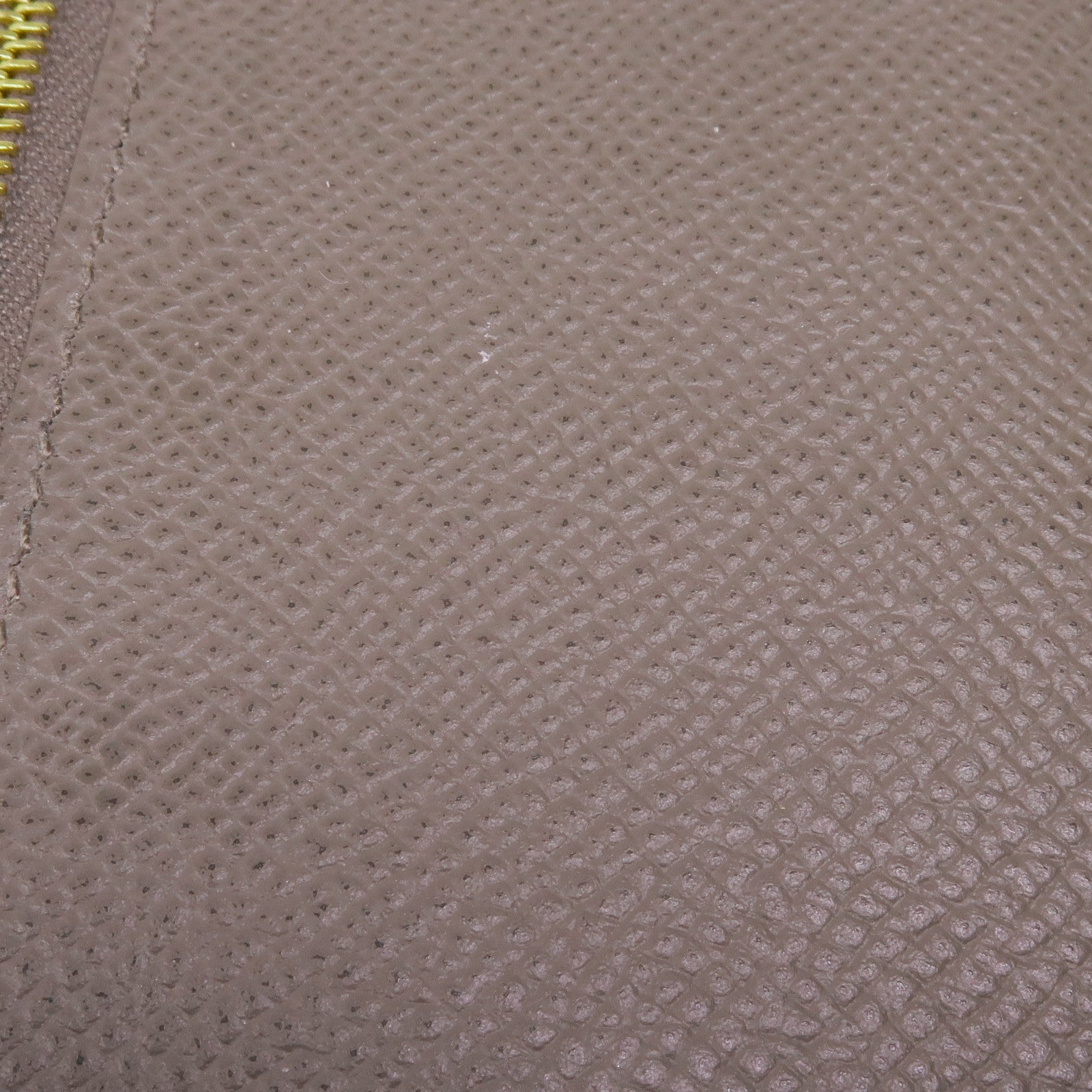 HERMES 【激減優惠】Epsom皮革Bearn金扣長錢包Etoupe