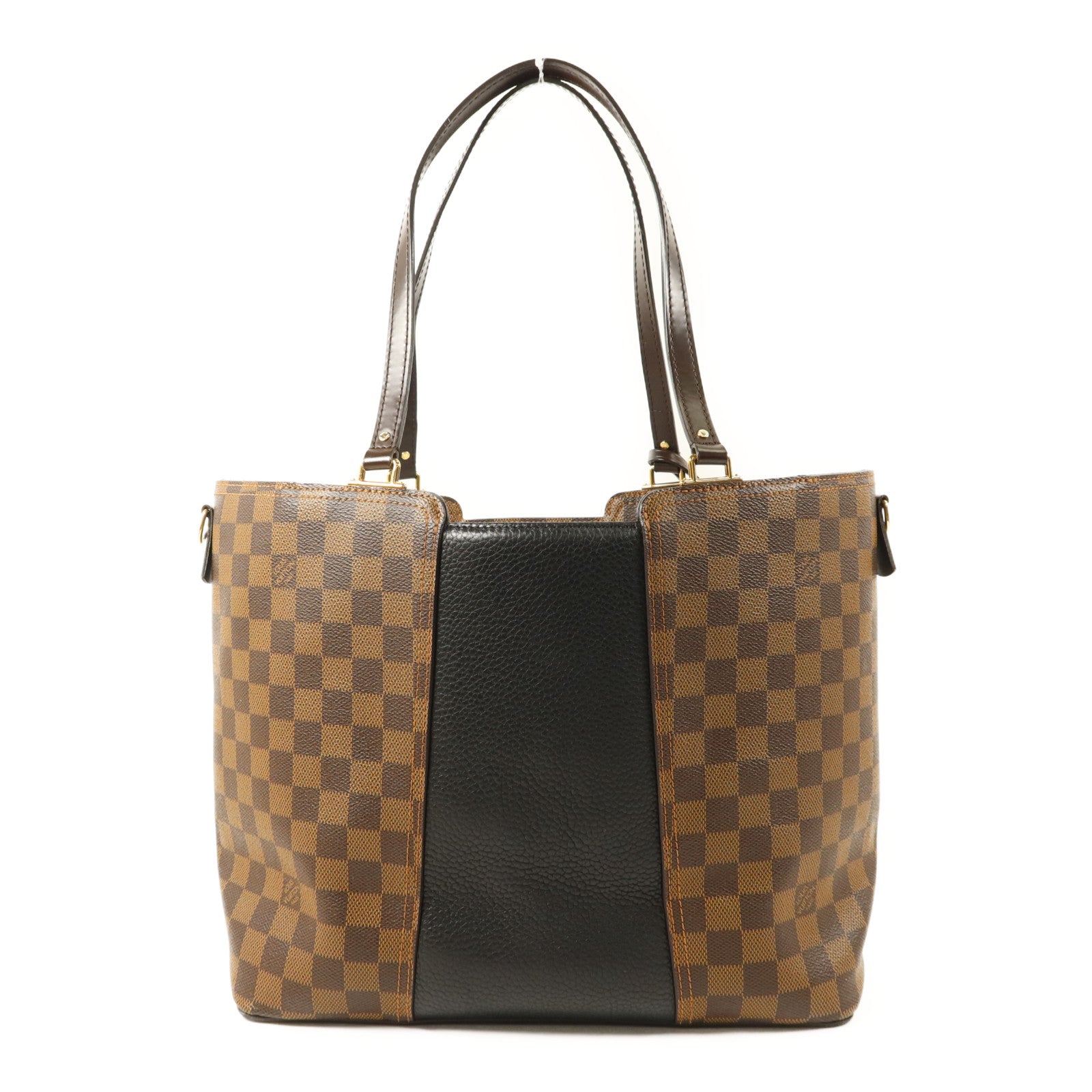 LOUIS VUITTON Damier Jersey金扣手挽肩背兩用袋