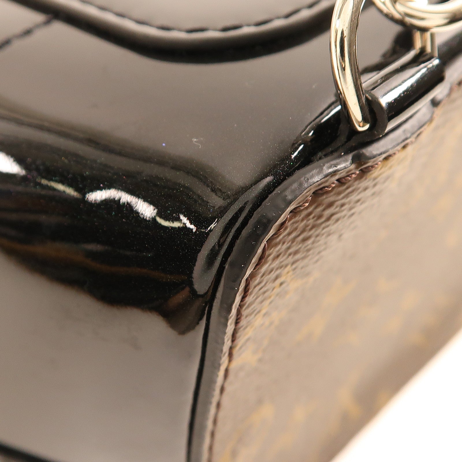 LOUIS VUITTON LV SHW Hot Springs Backpack M55769 Monogram Vernis Brown Black