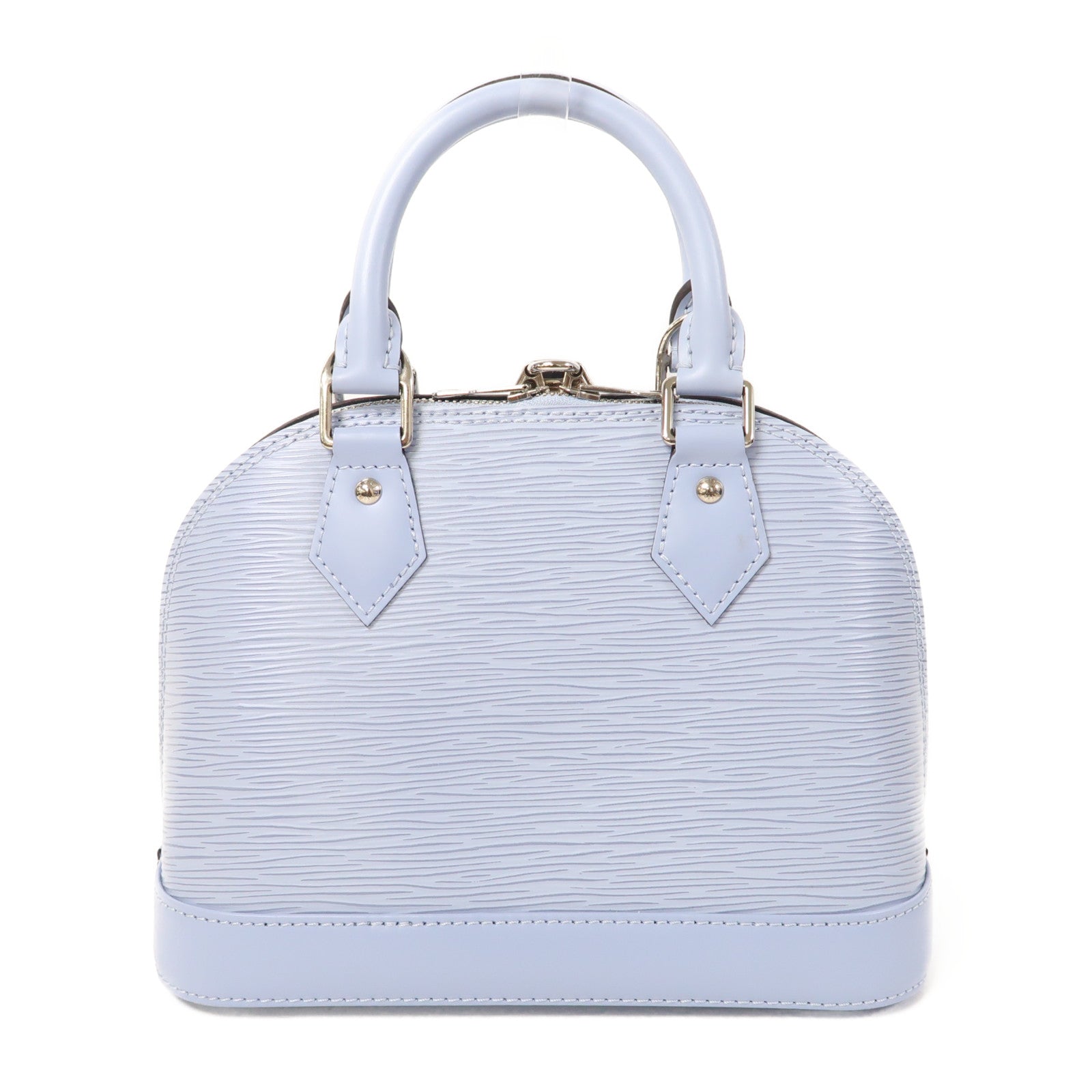 LOUIS VUITTON EPI Alma BB 銀扣Hand Bag淺藍色