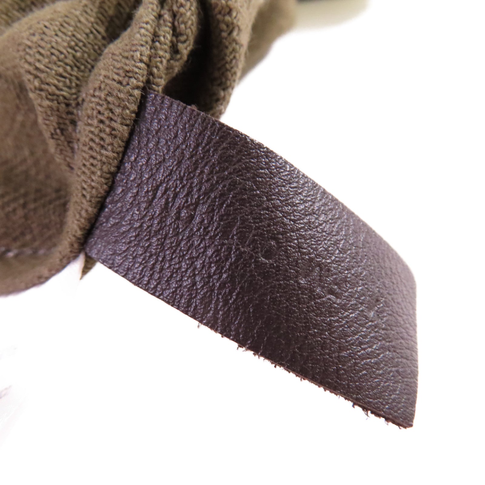 HERMES Toile Chevrons帆布Aline Backpack銀扣背包軍綠色