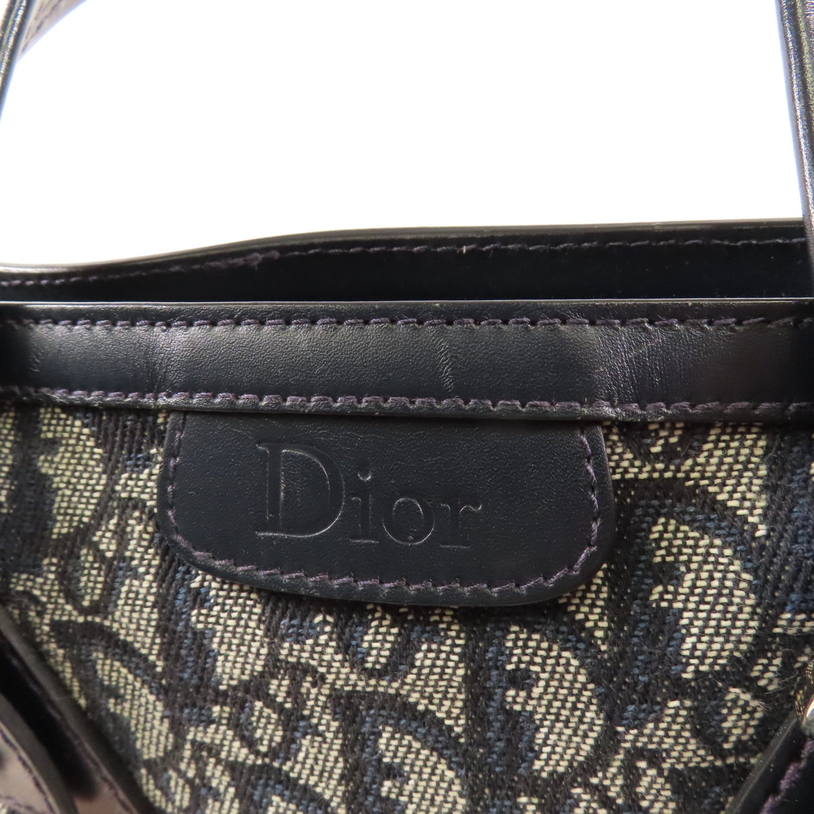 Dior 帆布Hand Bag銀扣手挽袋