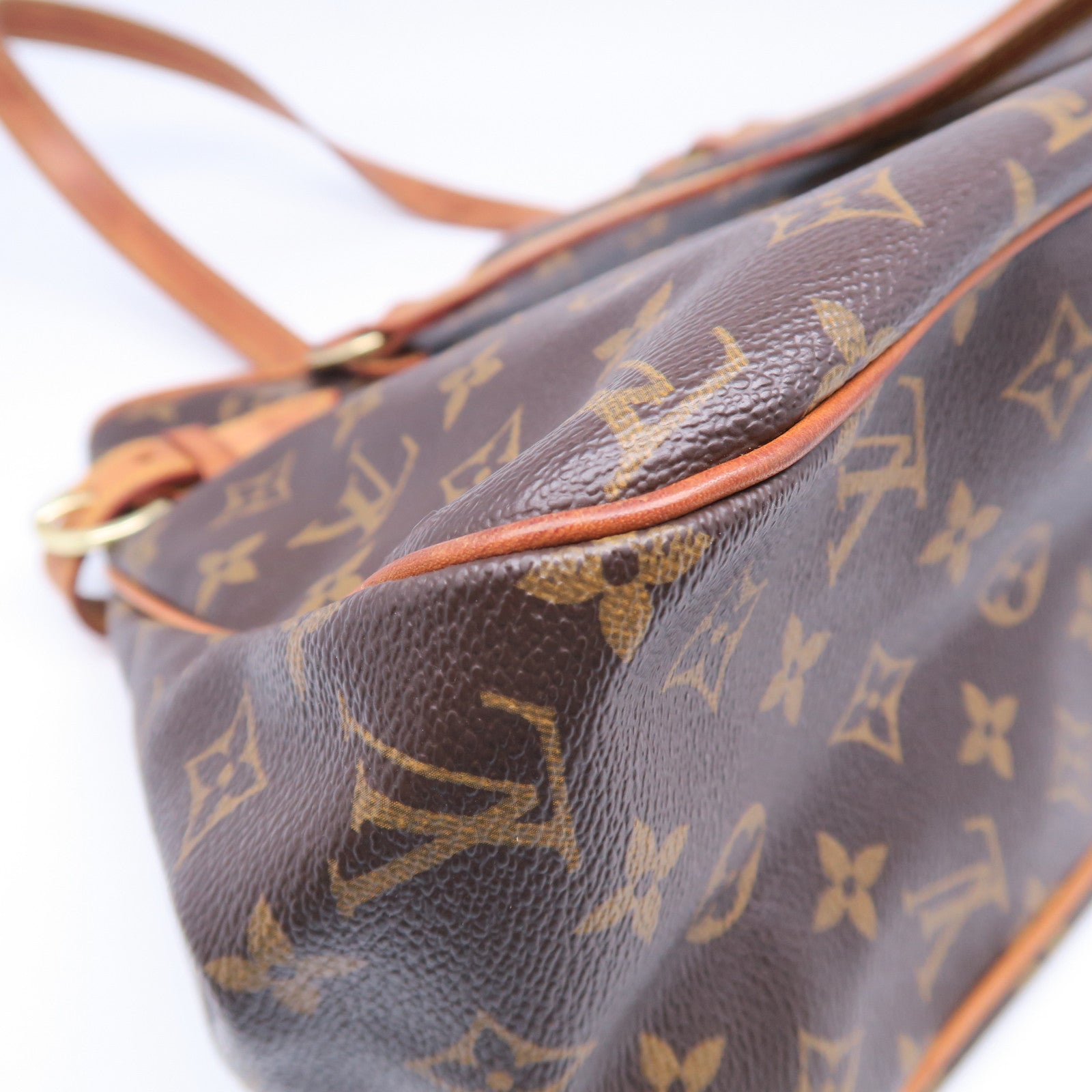 LOUIS VUITTON 【激減優惠】Monogram Batignolles Horizontal金扣肩背袋啡色
