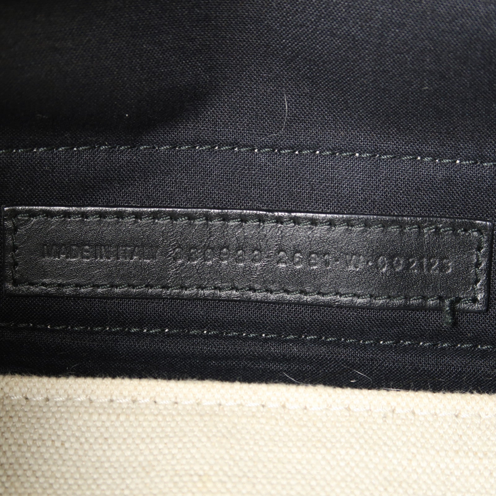 BALENCIAGA 帆布Navy Cabas手挽袋白色