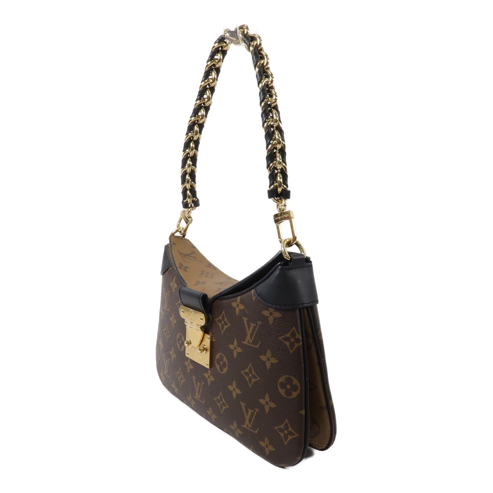 LOUIS VUITTON Monogram Reverse LV Twinny手挽肩背兩用袋