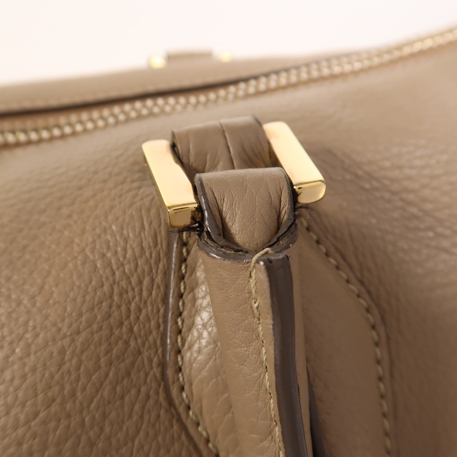 TOD'S 牛皮皮革2 Way Shoulder金扣手挽肩背兩用袋