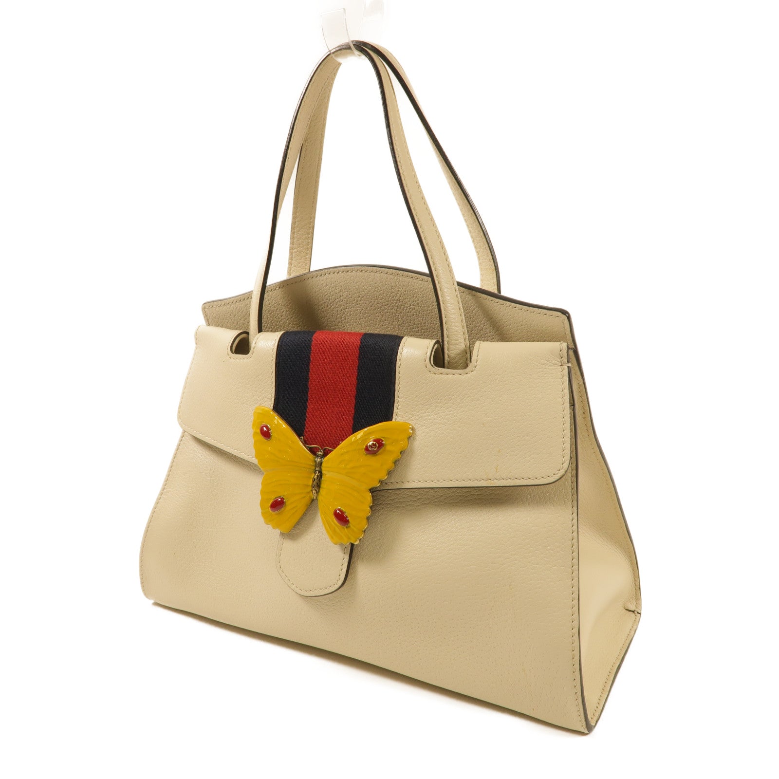 GUCCI 牛皮皮革Totem Butterfly肩背袋