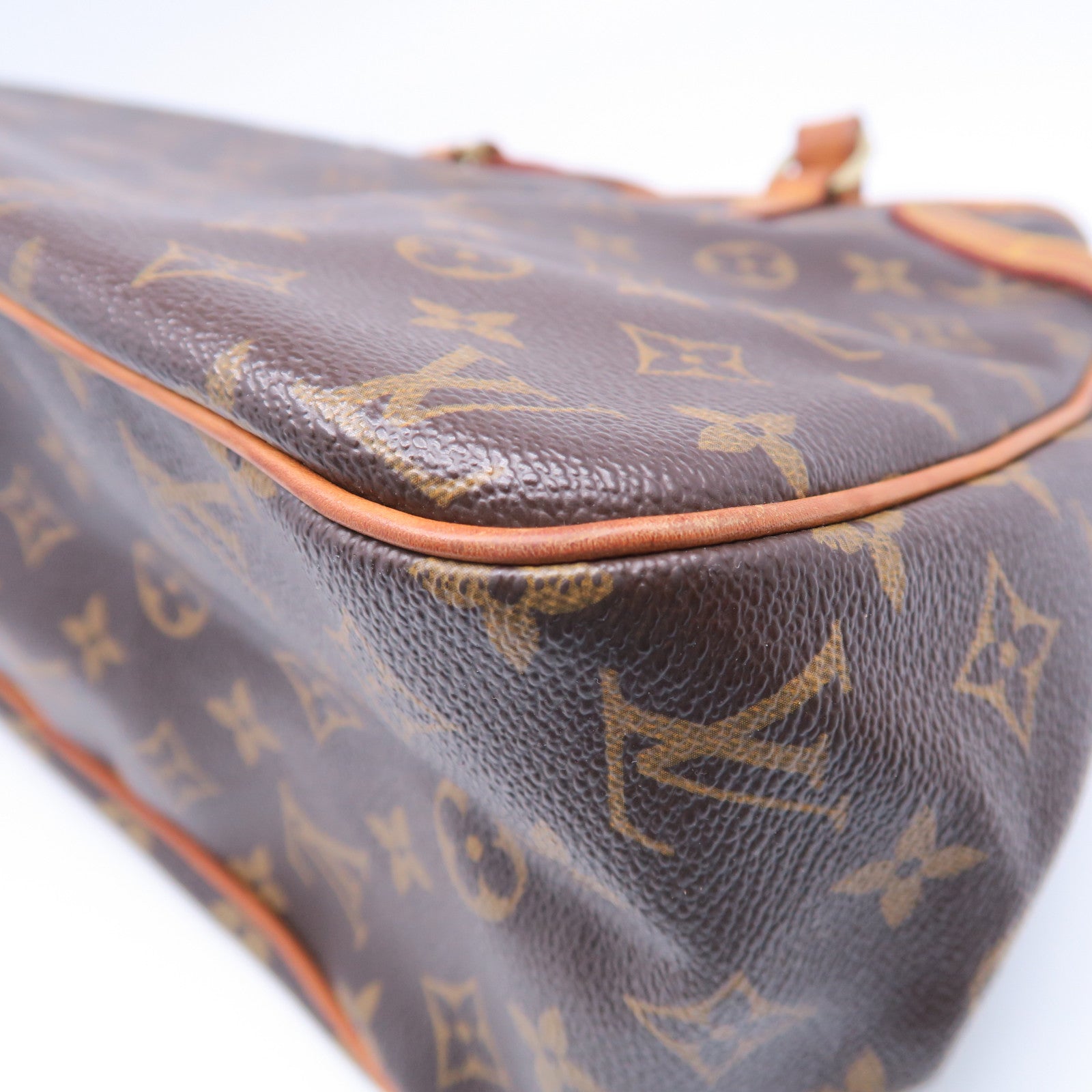 LOUIS VUITTON 【激減優惠】Monogram Batignolles Horizontal金扣肩背袋啡色