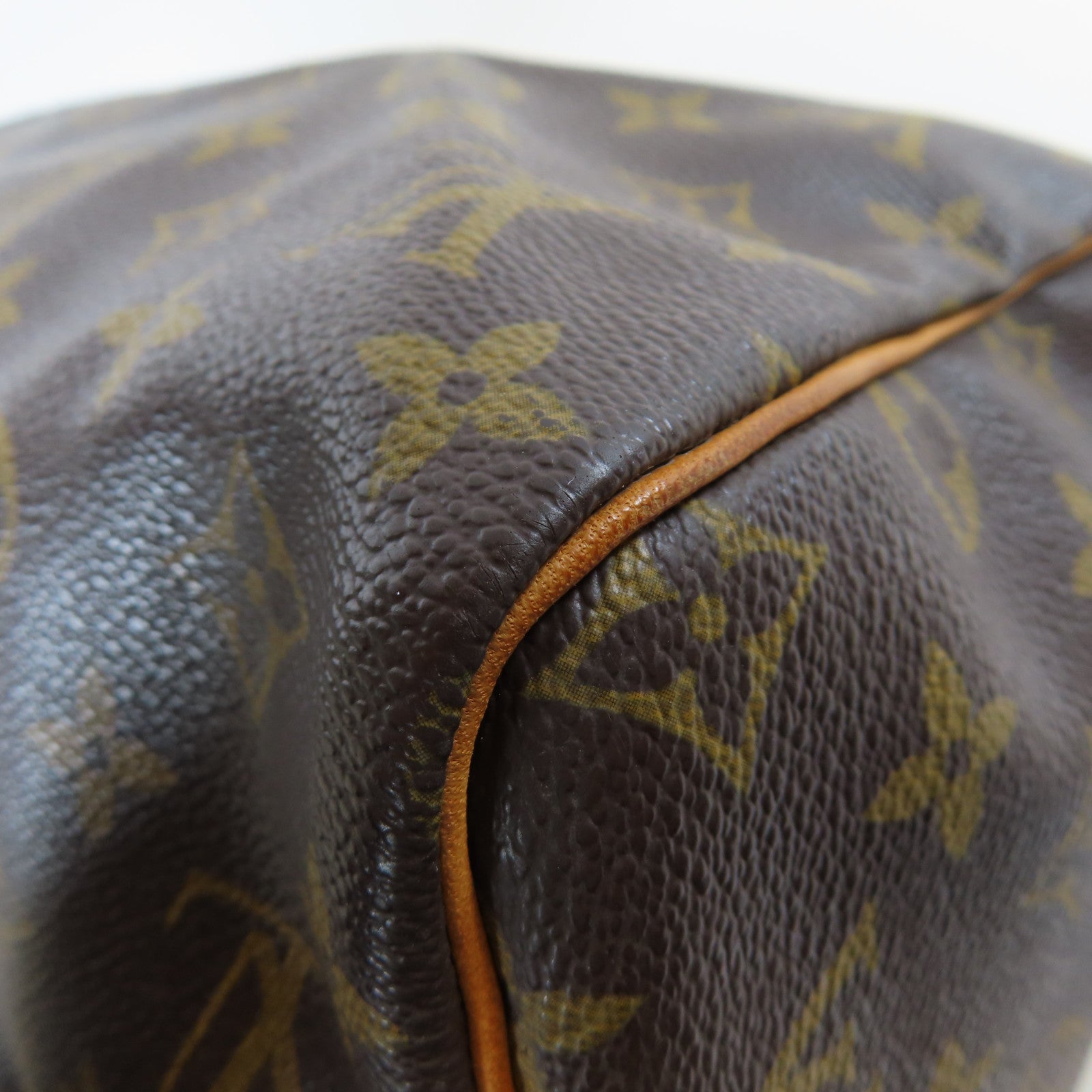 LOUIS VUITTON **【激減優惠】Monogram Speedy 30金扣手挽袋啡色