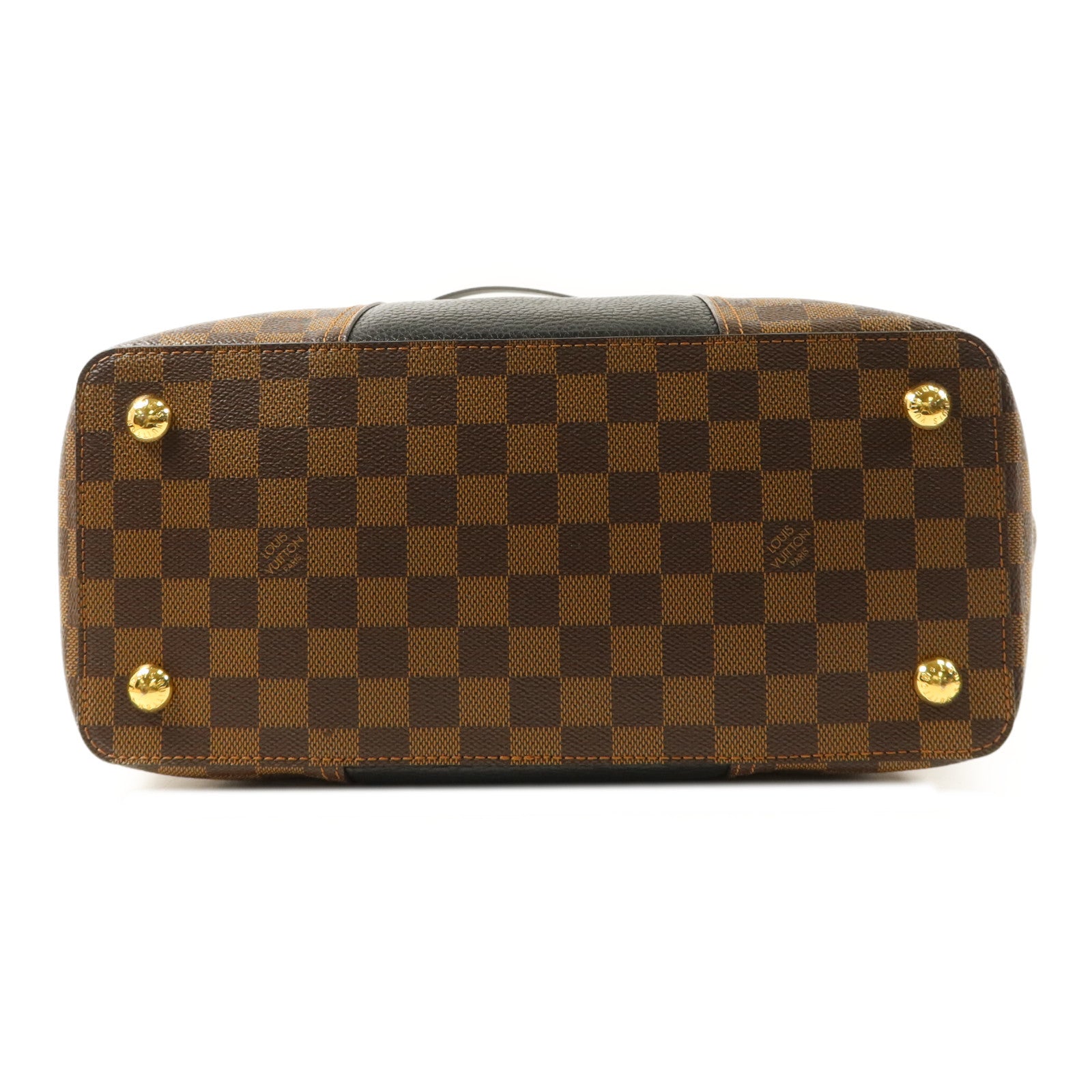 LOUIS VUITTON Damier Jersey金扣手挽肩背兩用袋