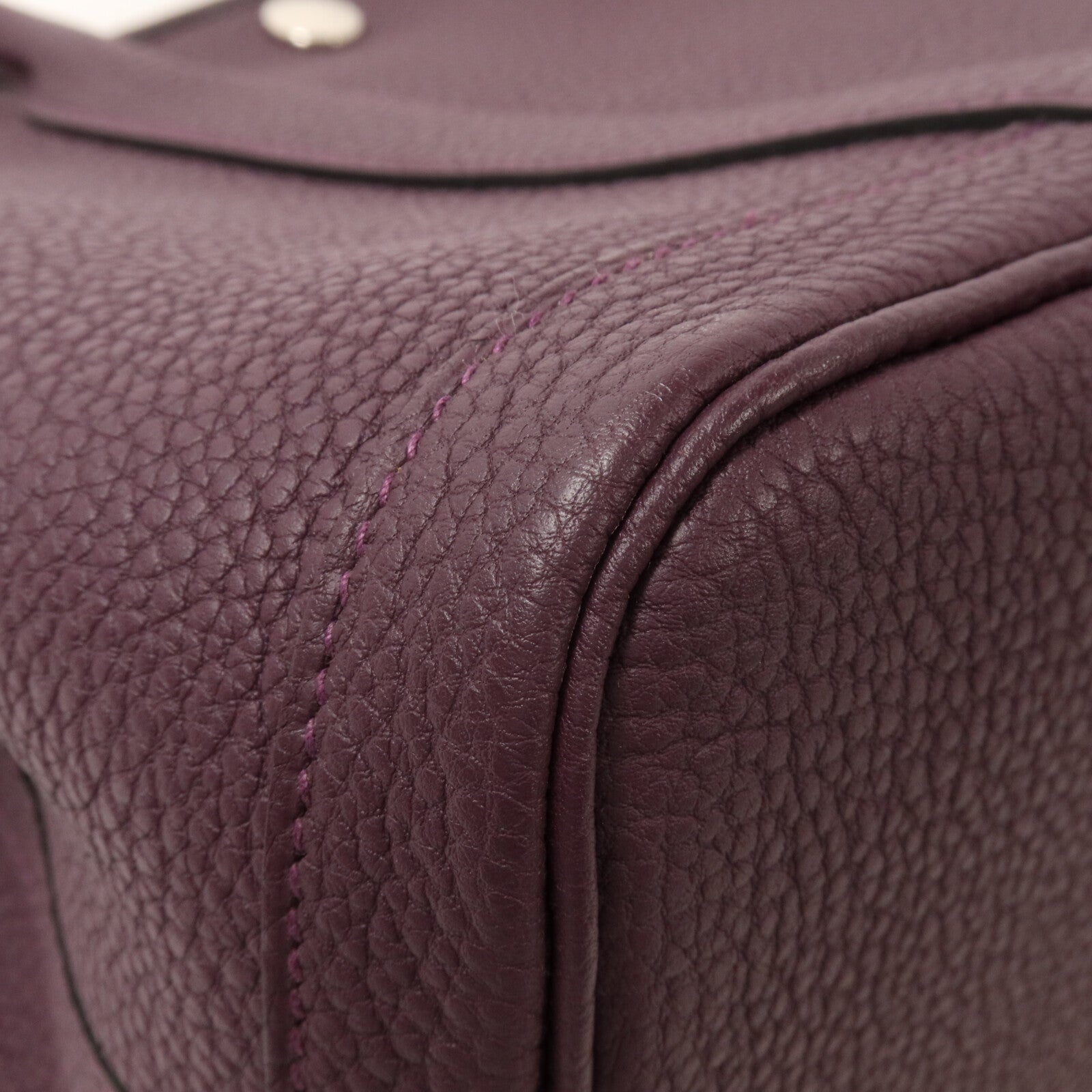 HERMES Negonda皮革Garden Party TPM手挽袋Cassis