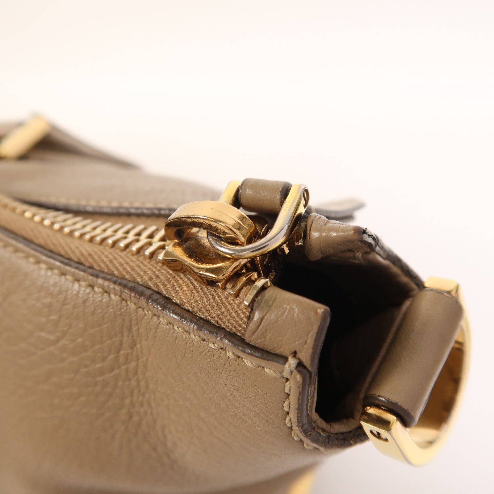 TOD'S 牛皮皮革2 Way Shoulder金扣手挽肩背兩用袋