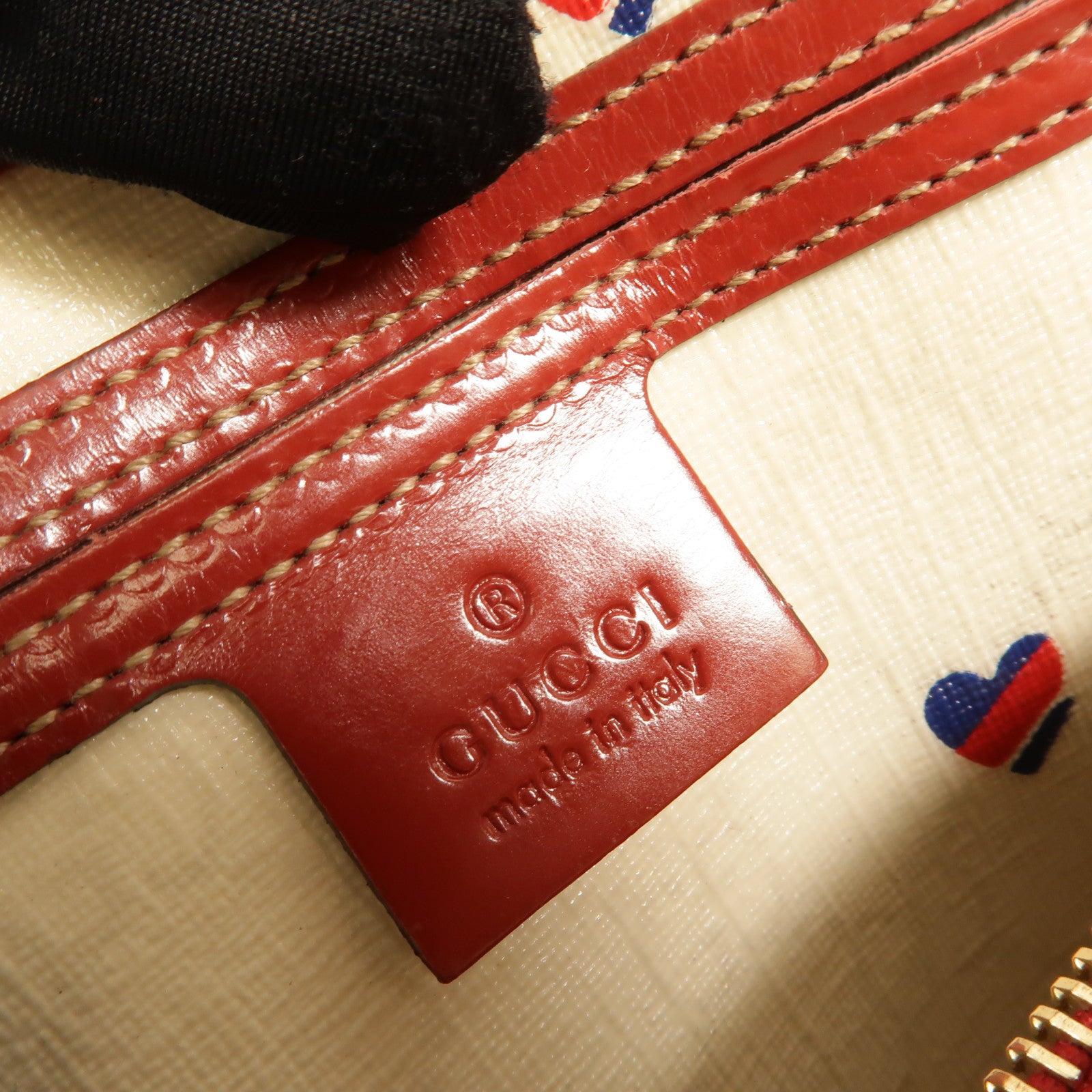 GUCCI 塗層帆布Joy Boston Bag手挽袋