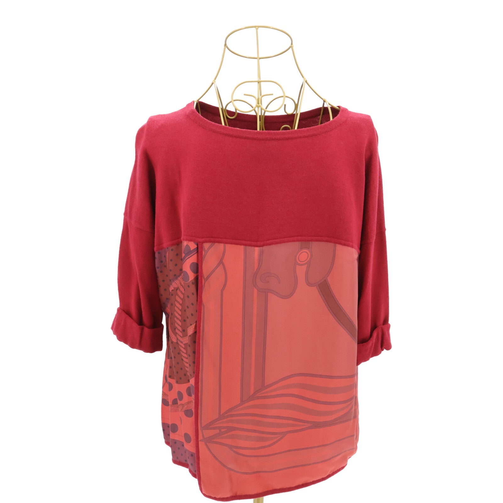 HERMES Silk/Cotton Shirt上衣